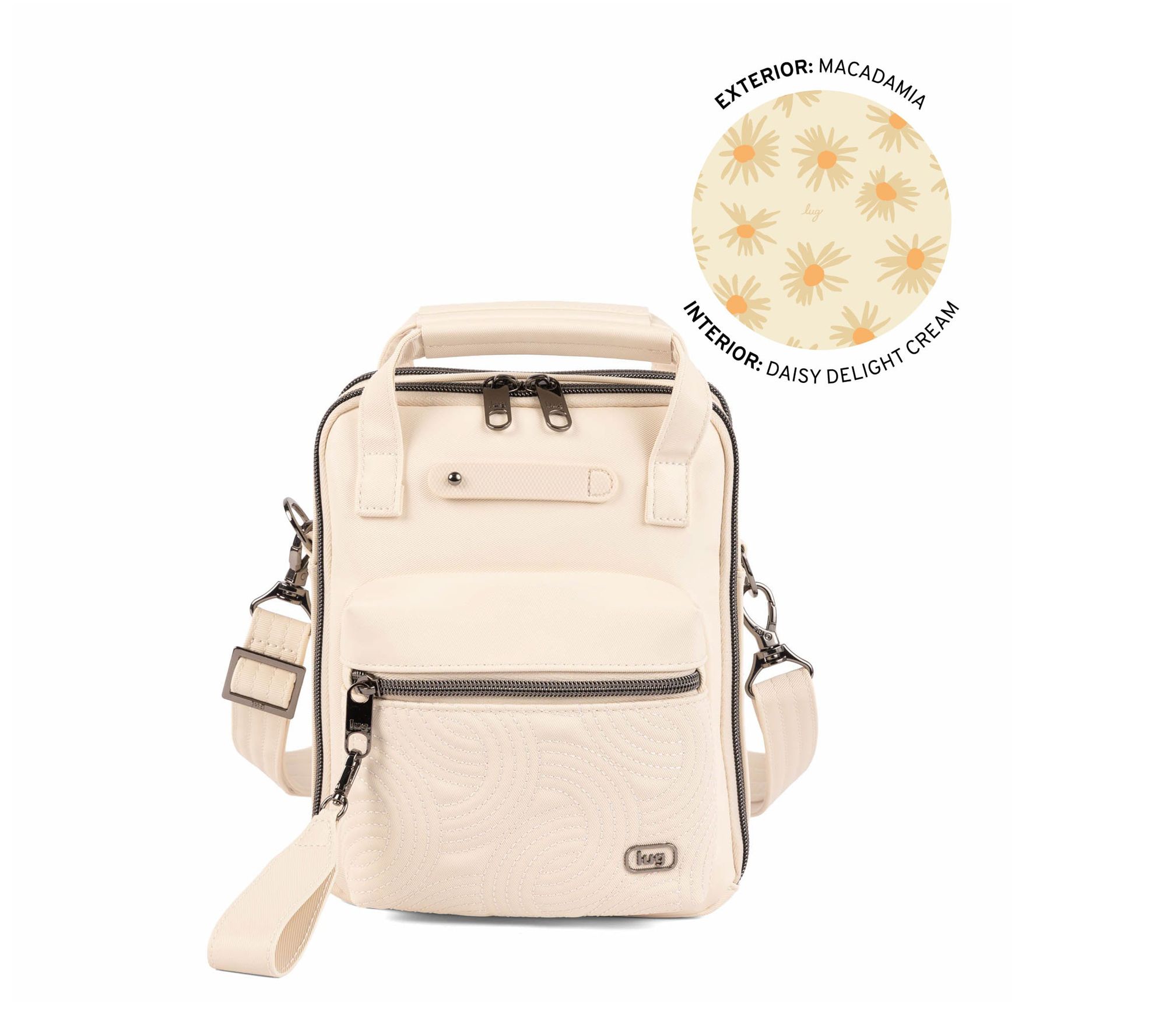 Lug North/South Satin Luxe Crossbody - Bumble