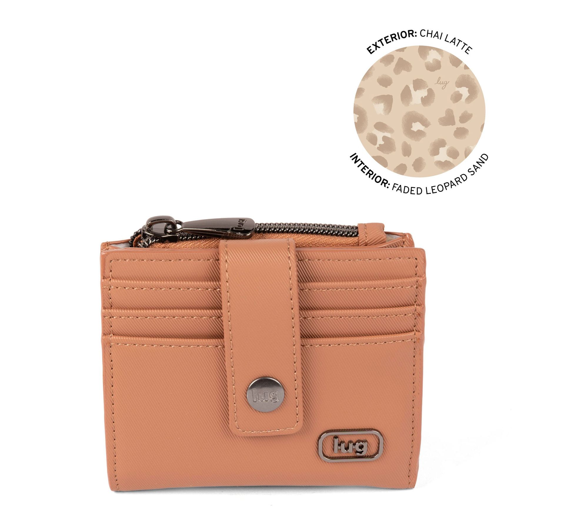 Lug Satin Luxe Compact Wallet with Clasp - Hurdle