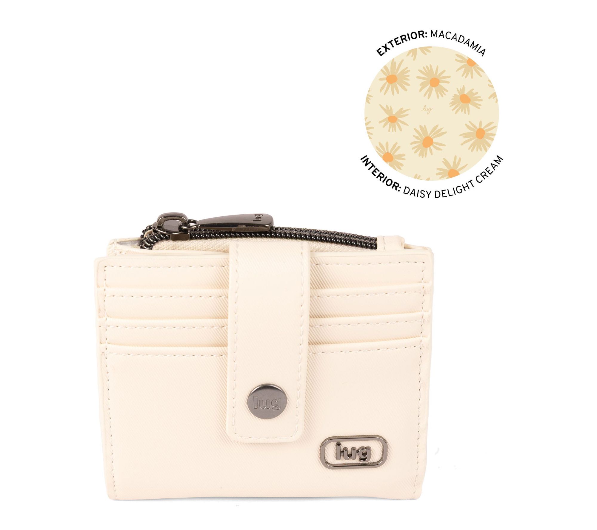 Lug Satin Luxe Compact Wallet with Clasp - Hurdle
