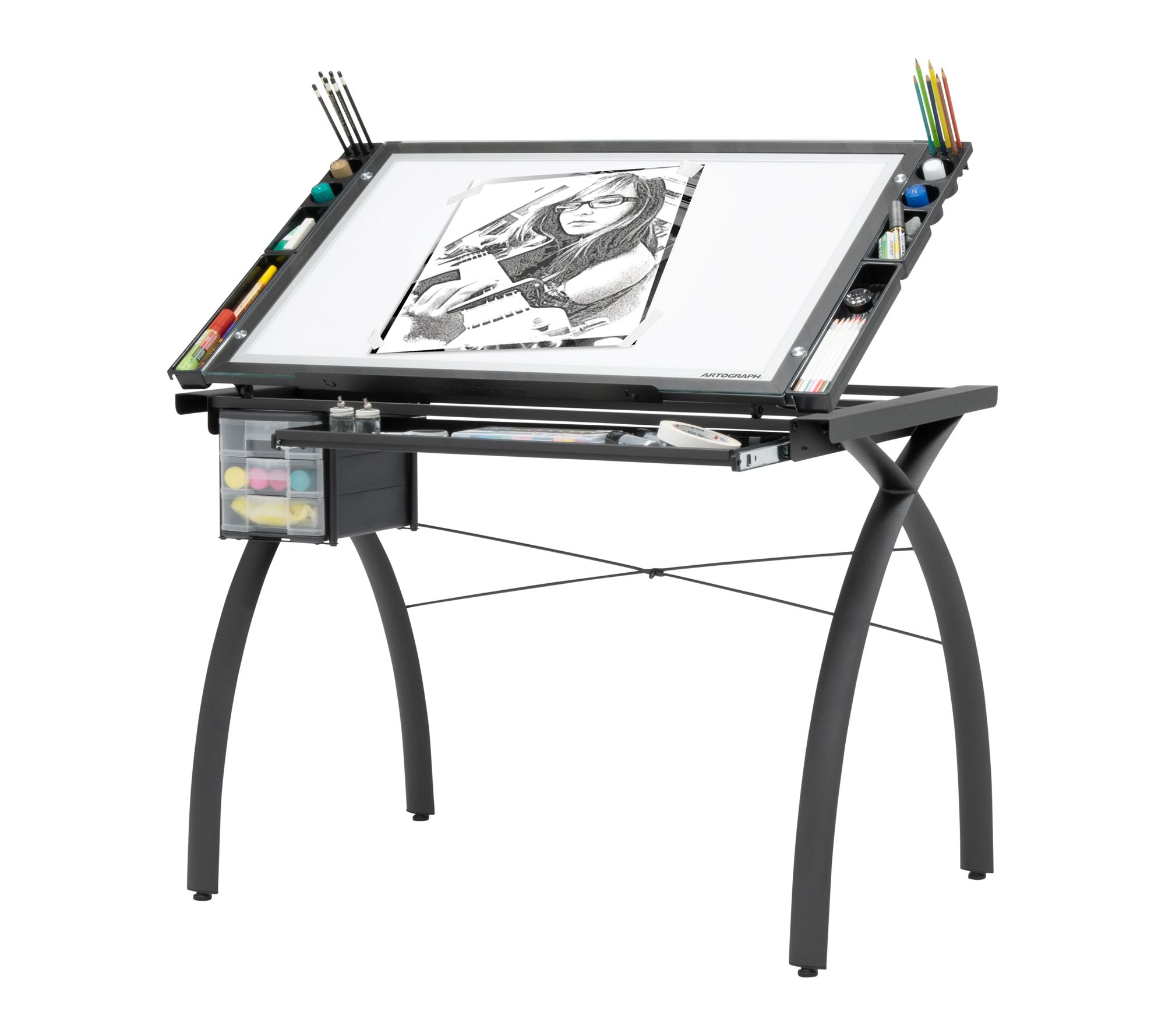 Artograph Futura Light Table for Drawing with Adjustable Top
