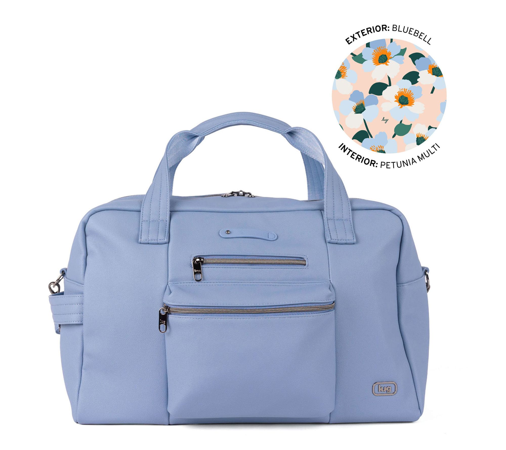 Lug Matte Luxe Overnight Duffle w/ Charm Bar - Charger