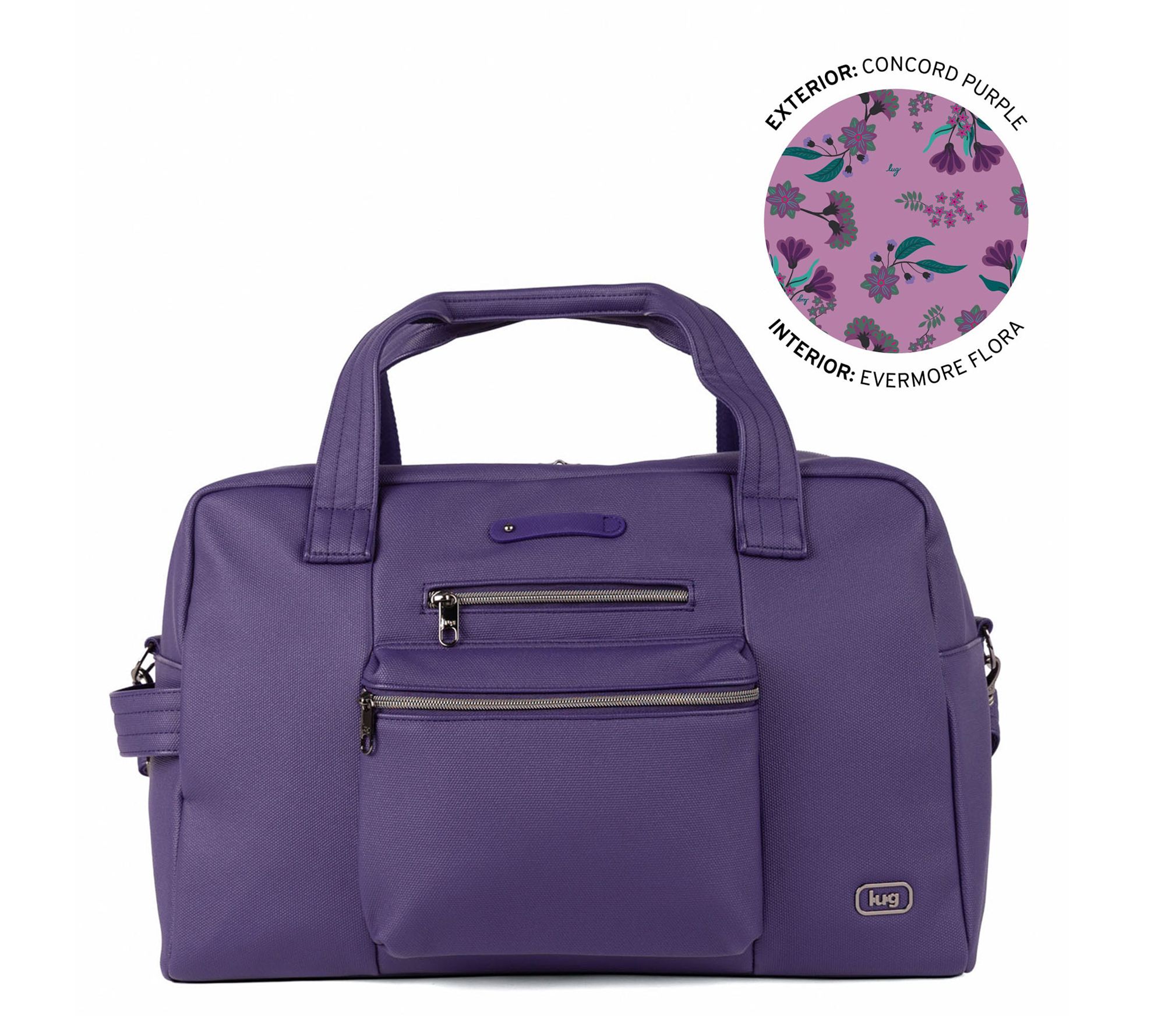 Lug Matte Luxe Overnight Duffle w/ Charm Bar - Charger