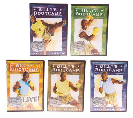 Billy Blanks' BootCamp 5 DVD or VHS w/Billy Bands - QVC.com