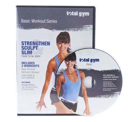 Total Gym Basic Workout Series DVD With Rosalie Brown - Page 1 — QVC.com