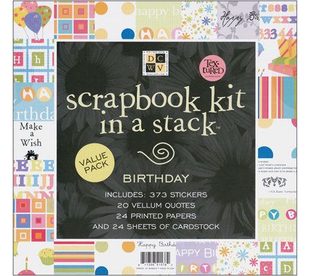 Value Pack Scrapbook Kit In A Stack 8