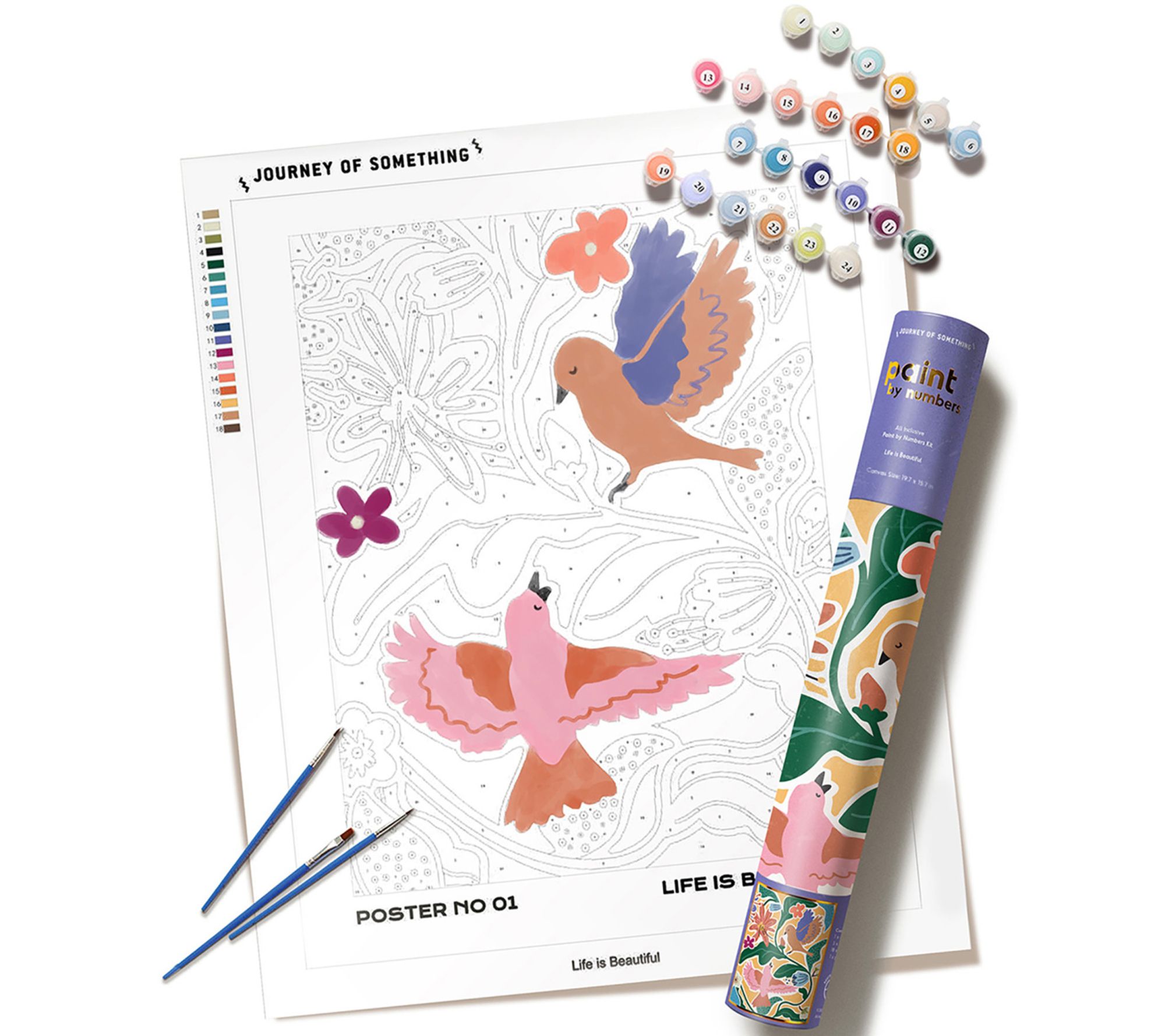 Journey of Something Paint By Numbers Life Is Beautiful