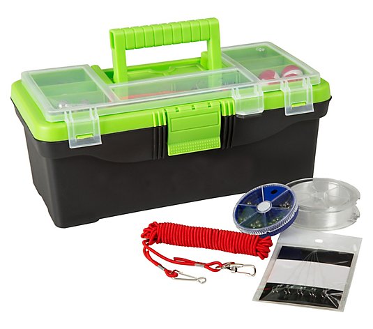 Leisure Sports 55PC Fishing Tackle Set and Box