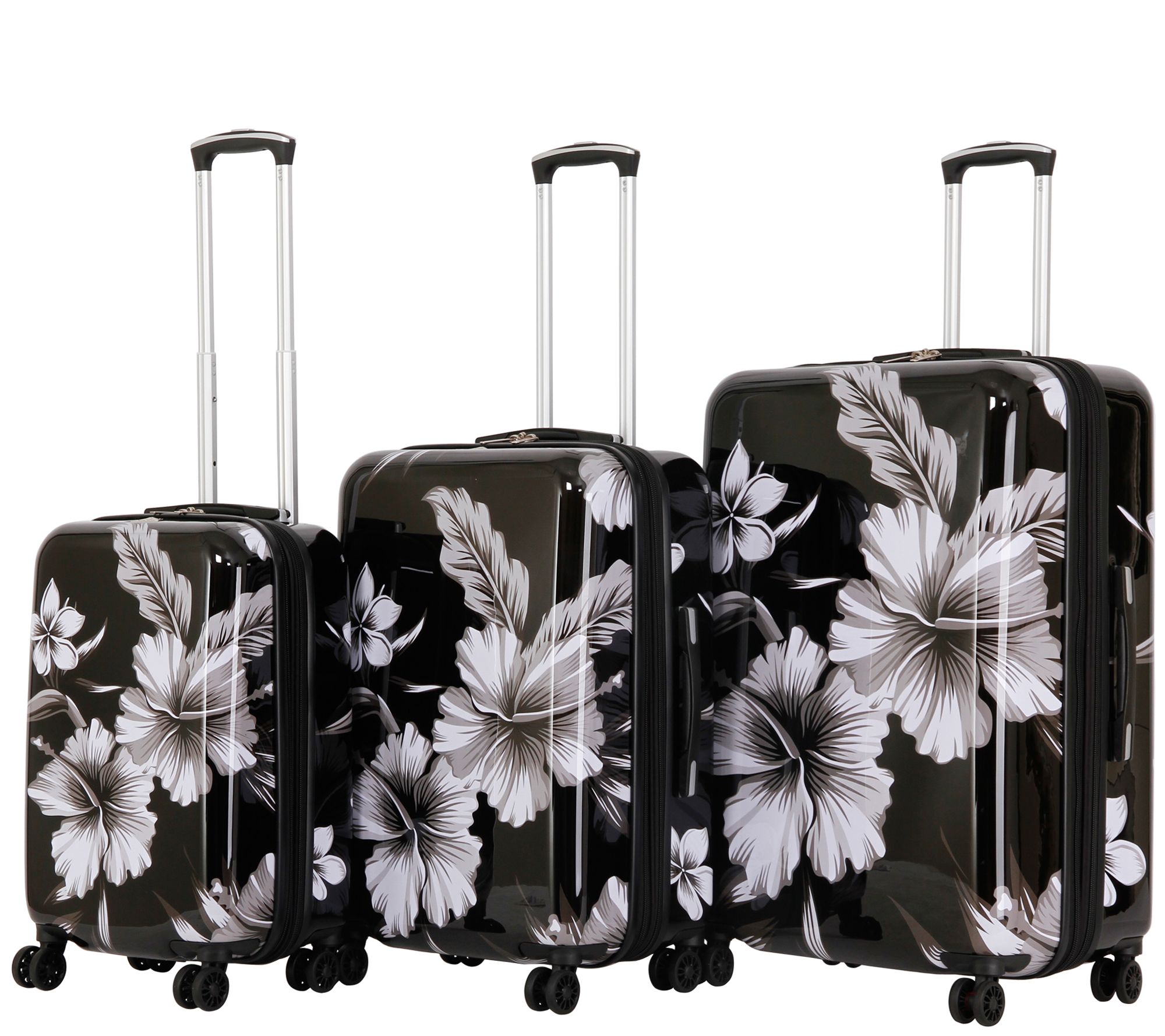 triforce luggage floral