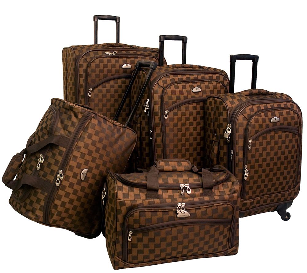American Flyer Madrid 5-Piece Spinner Luggage Set