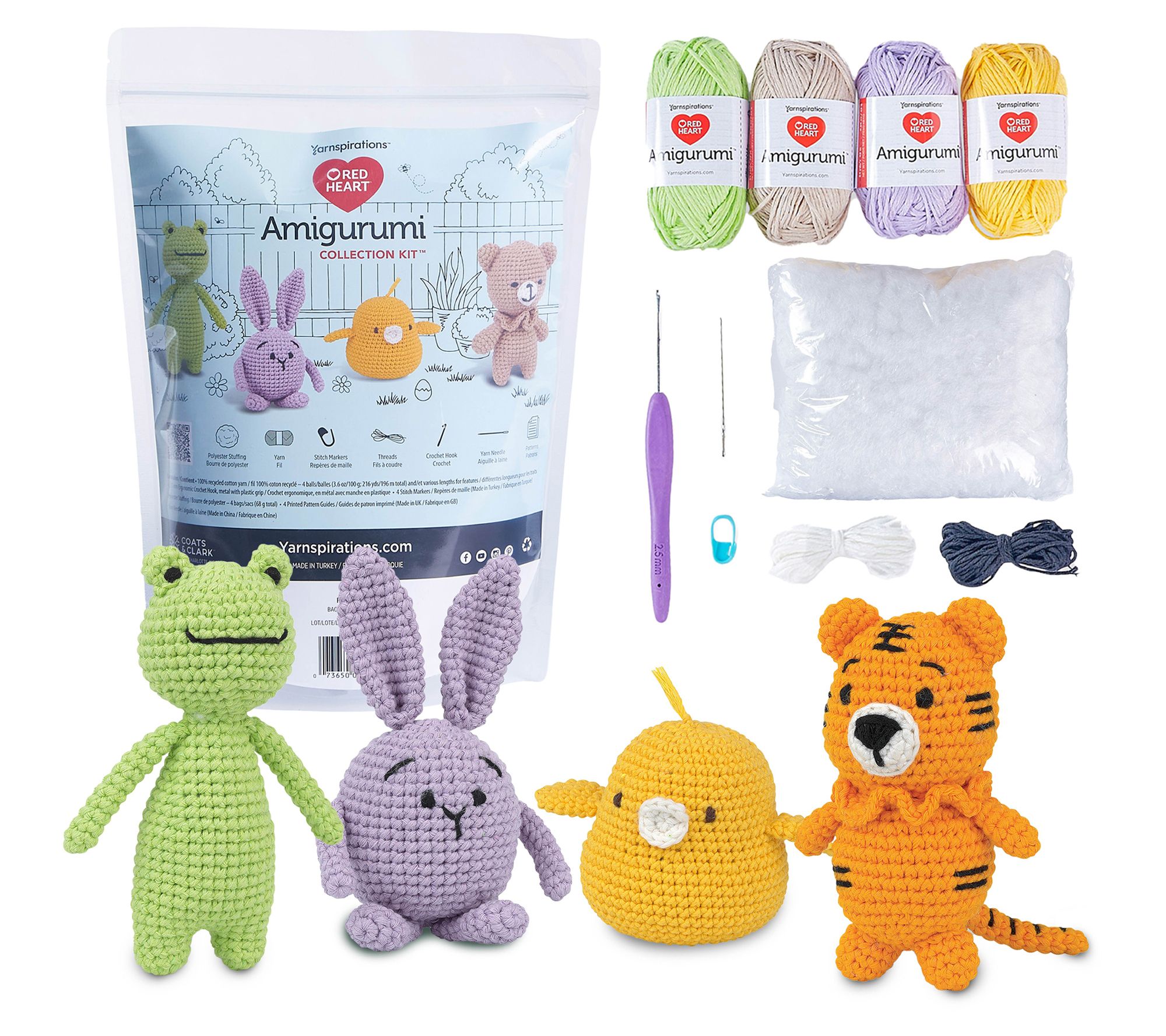 Red Heart Amigurumi Crochet Kit Collection