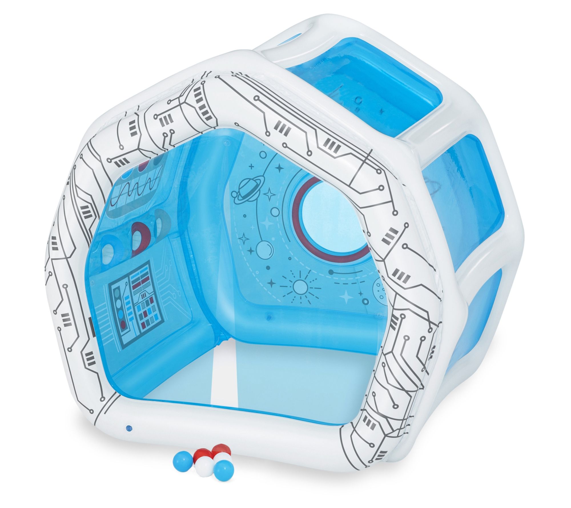 Bestway Space Station Exploration Kids Inflatable Playhouse