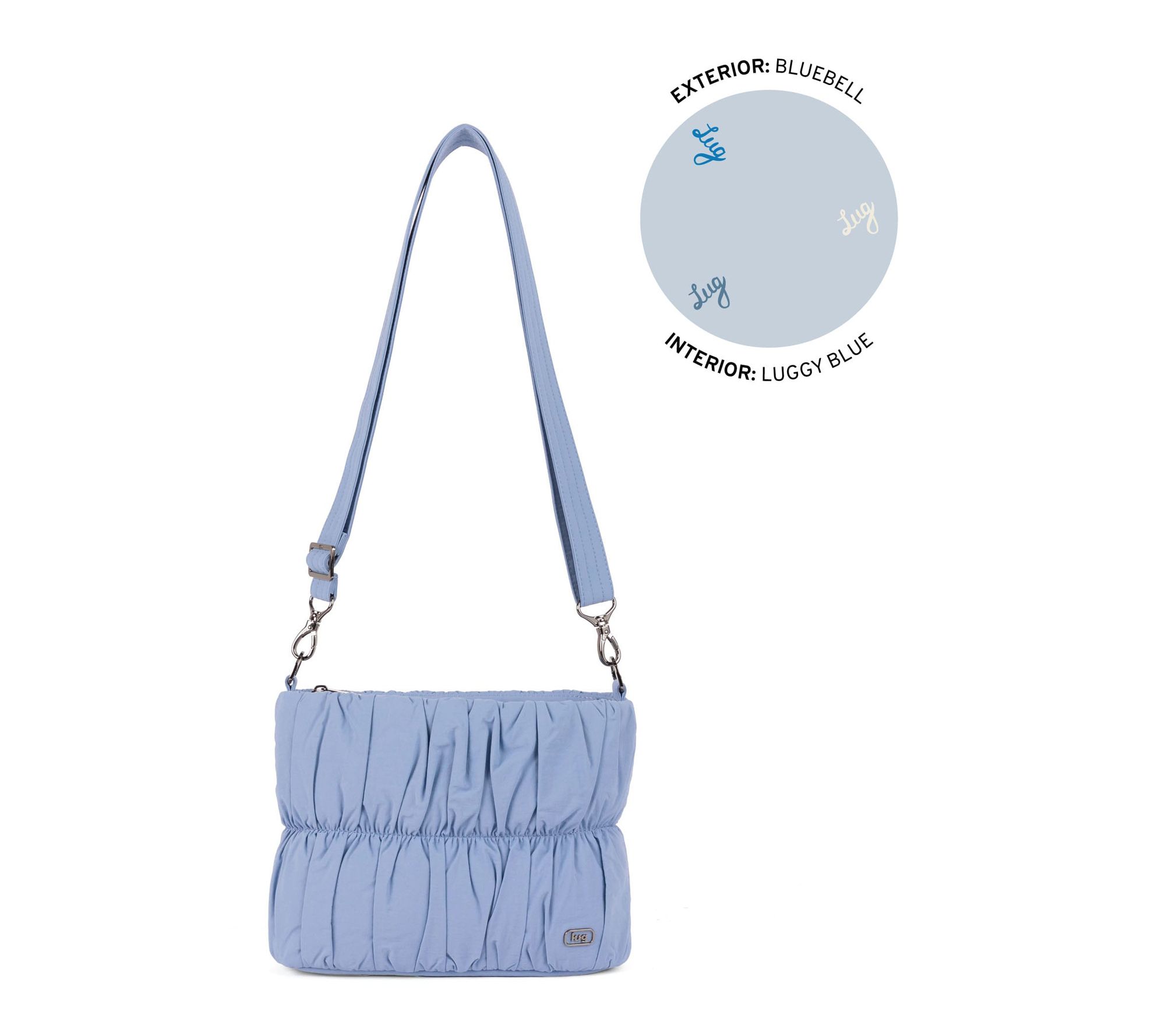 Lug Cloud Go Ruched Crossbody - Flounce