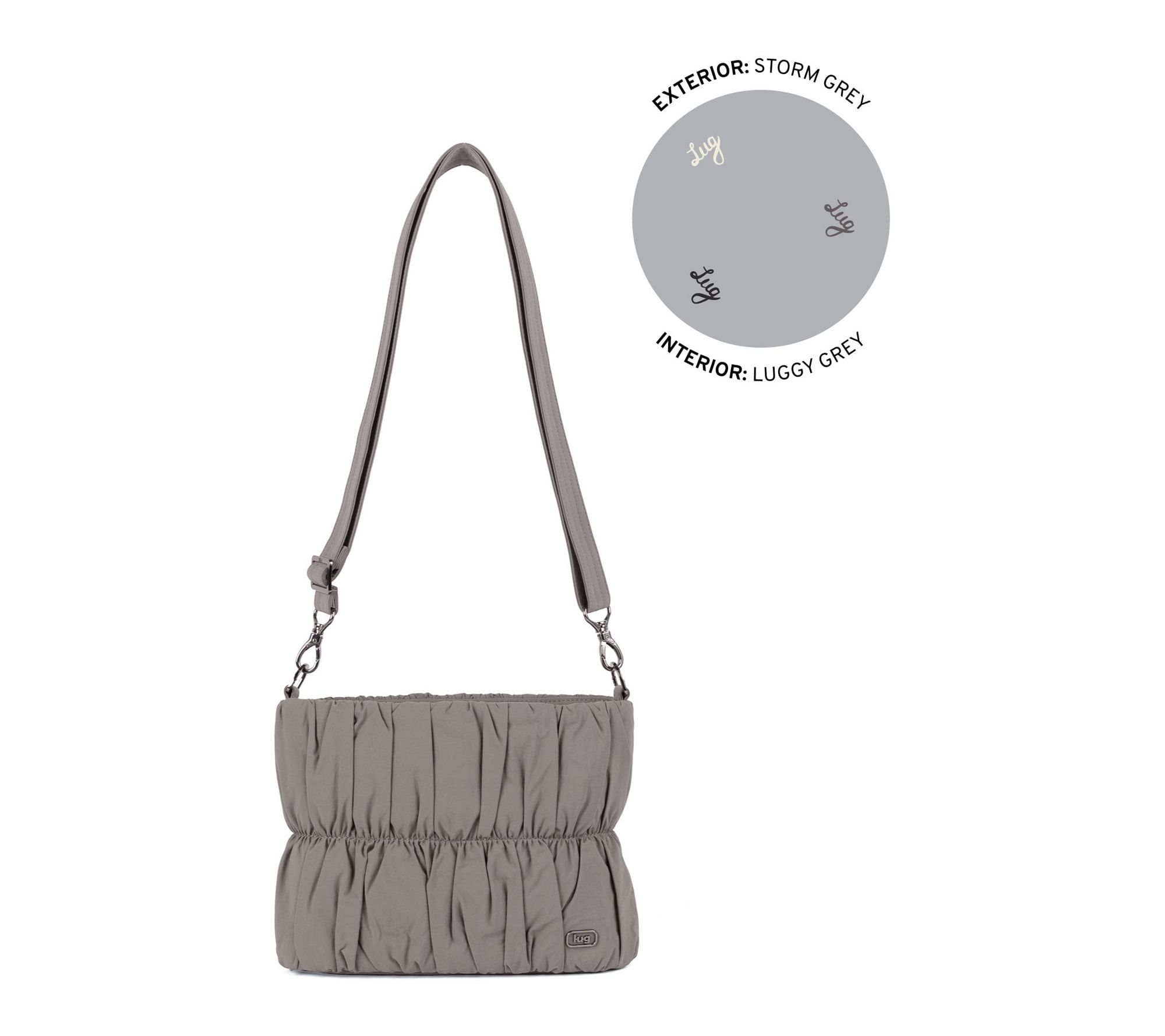 Lug Cloud Go Ruched Crossbody - Flounce