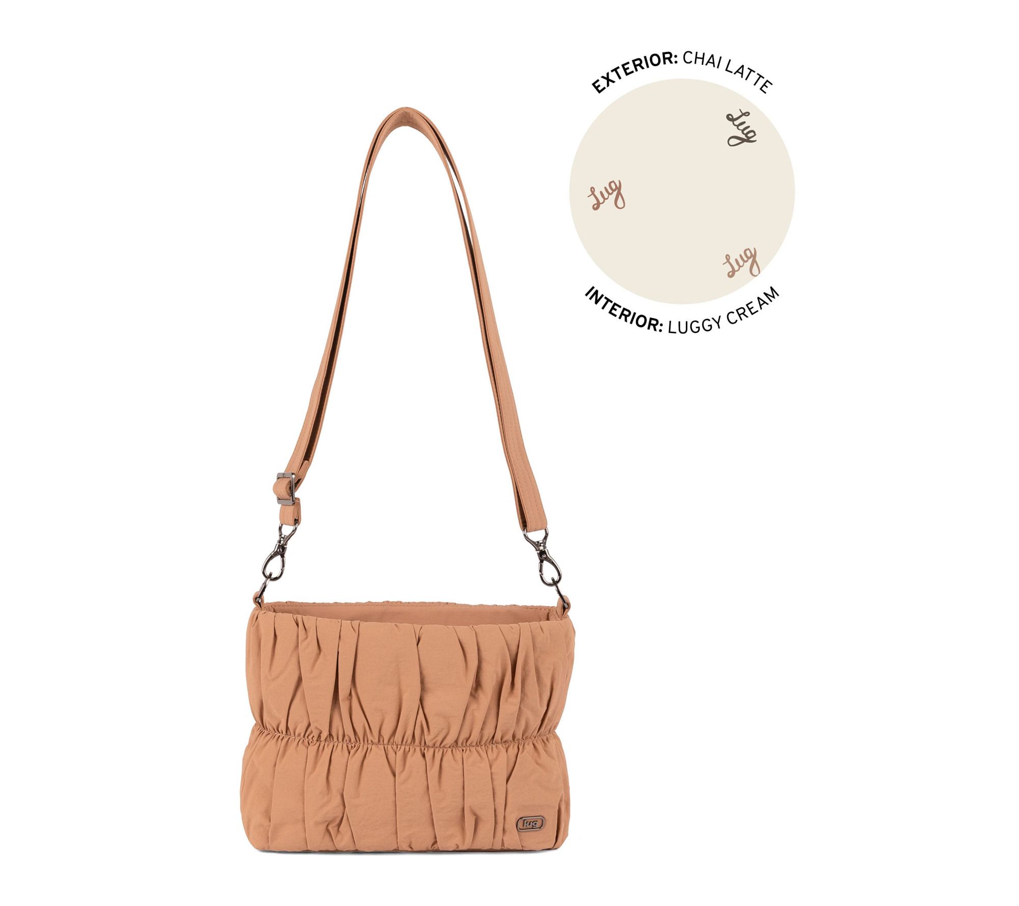 Lug Cloud Go Ruched Crossbody - Flounce