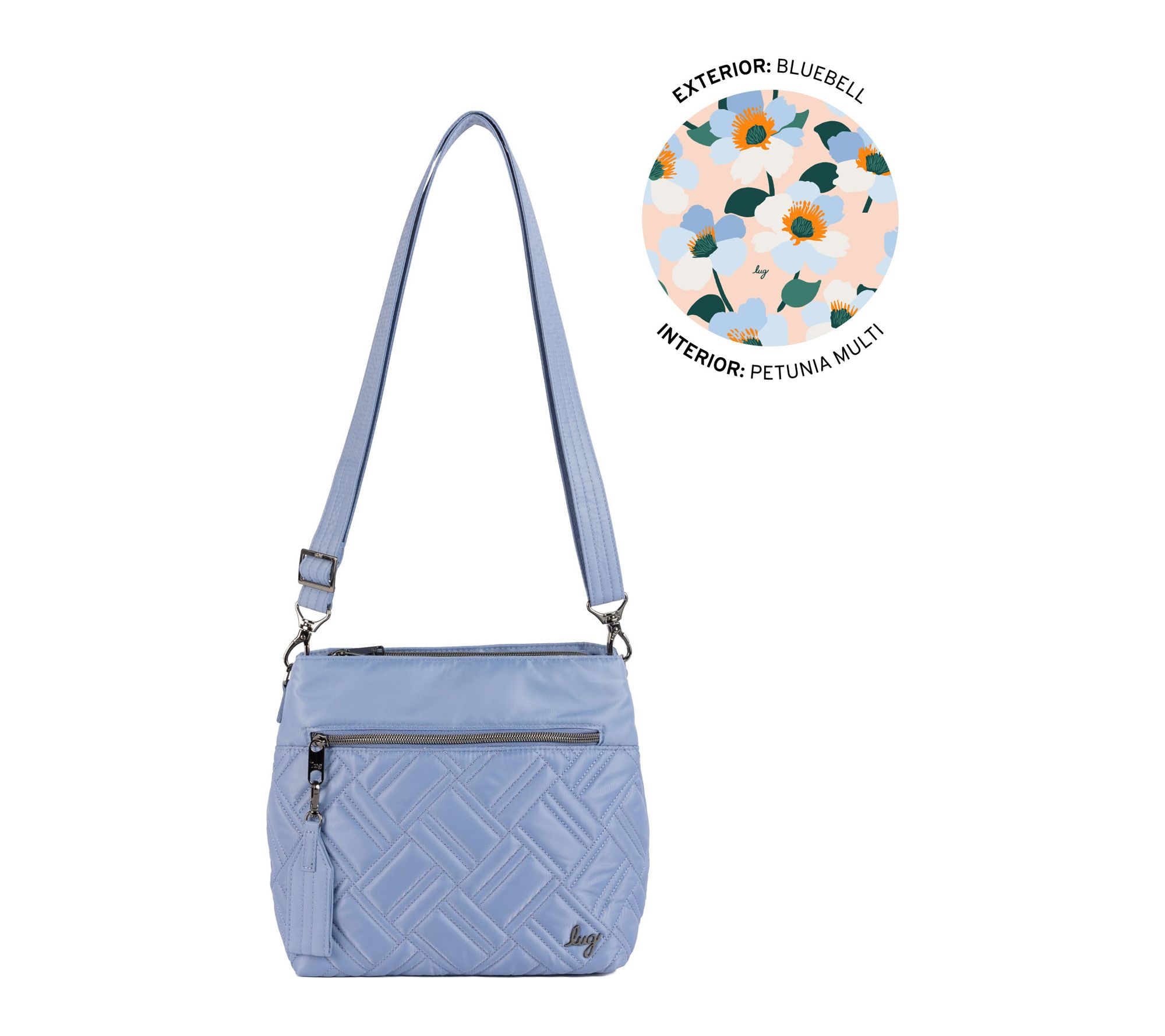 "As Is" Lug Square Double Entry Crossbody -Double Dip