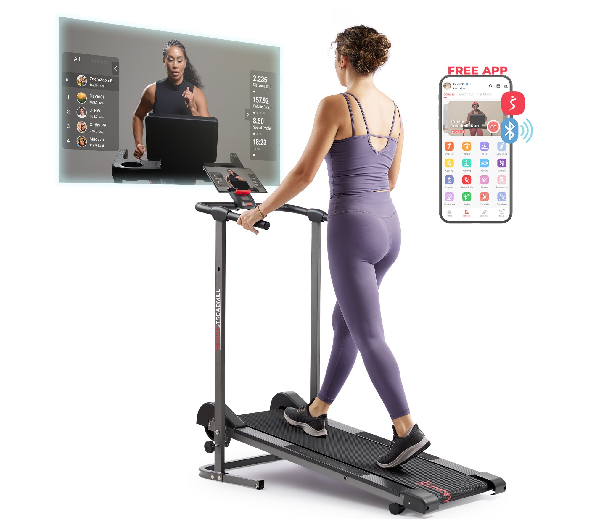 Sunny Magnetic Mini Exercise Pedal Cycle w/ Band