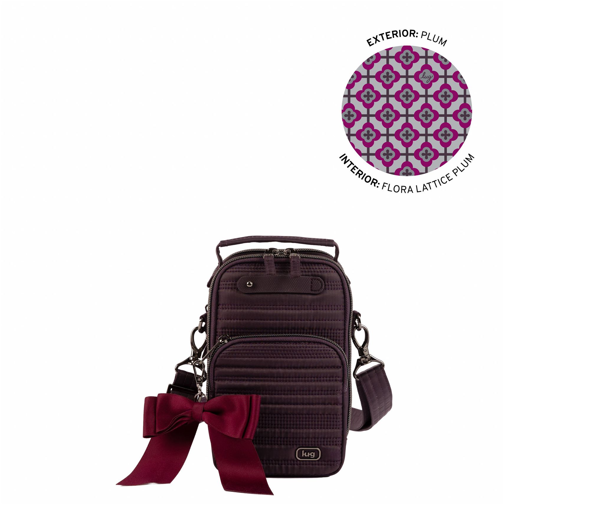 Lug Love Classic Crossbody w/ Bow-Skeeter Mini Bridge