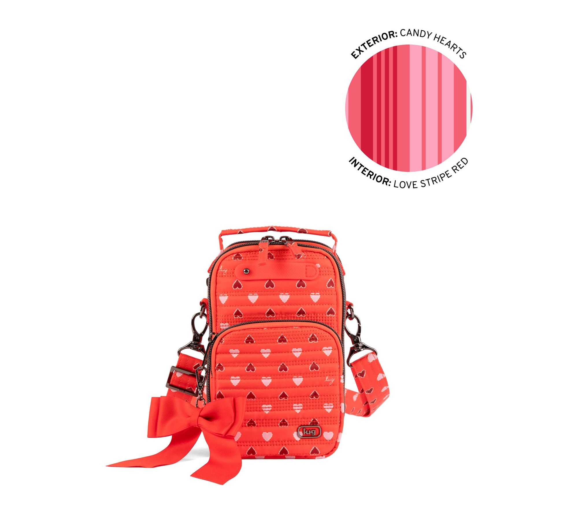 Lug Love Classic Crossbody w/ Bow-Skeeter Mini Bridge