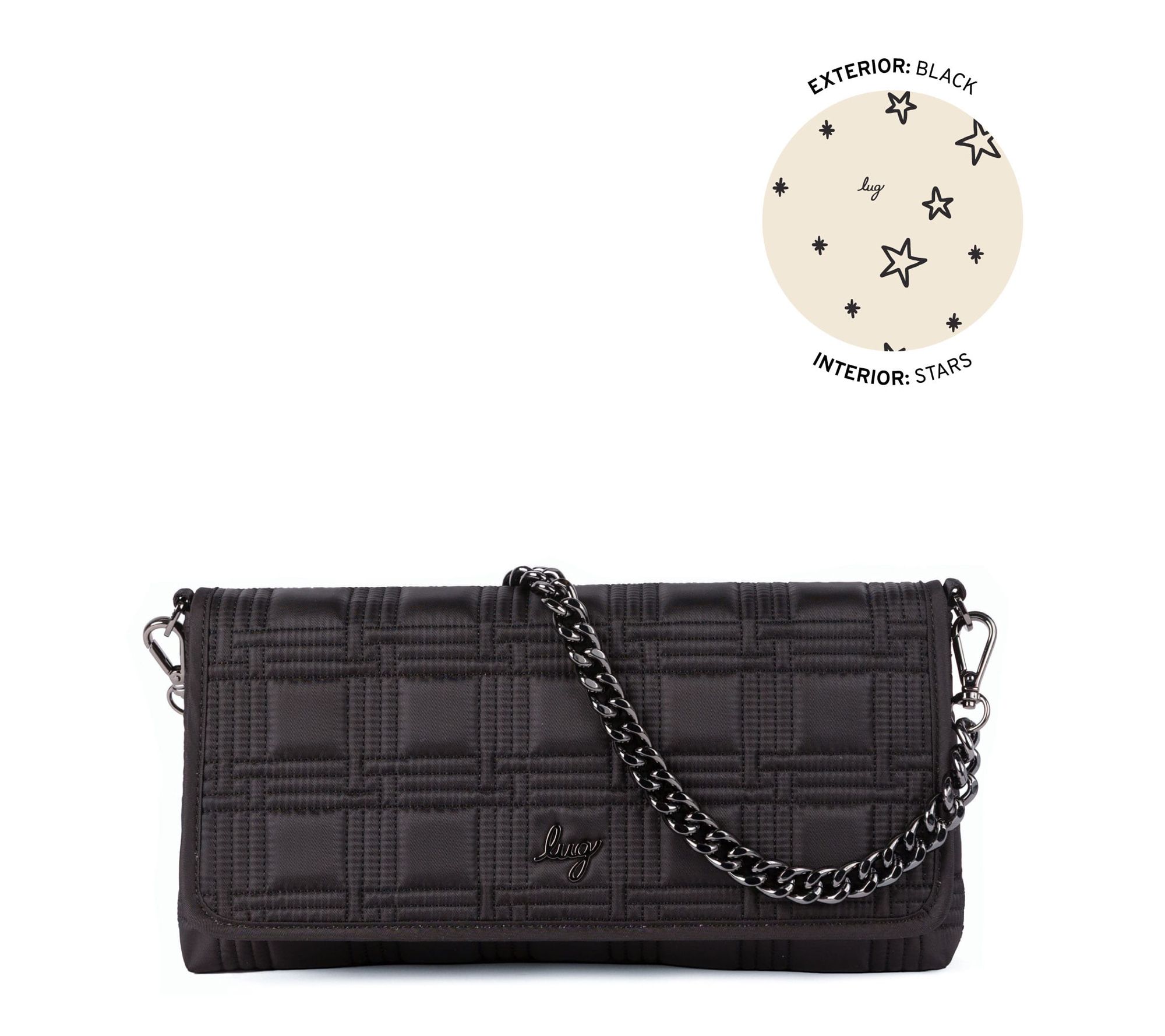 Lug Classic Quilted Fold Over Shoulder Bag - Strut