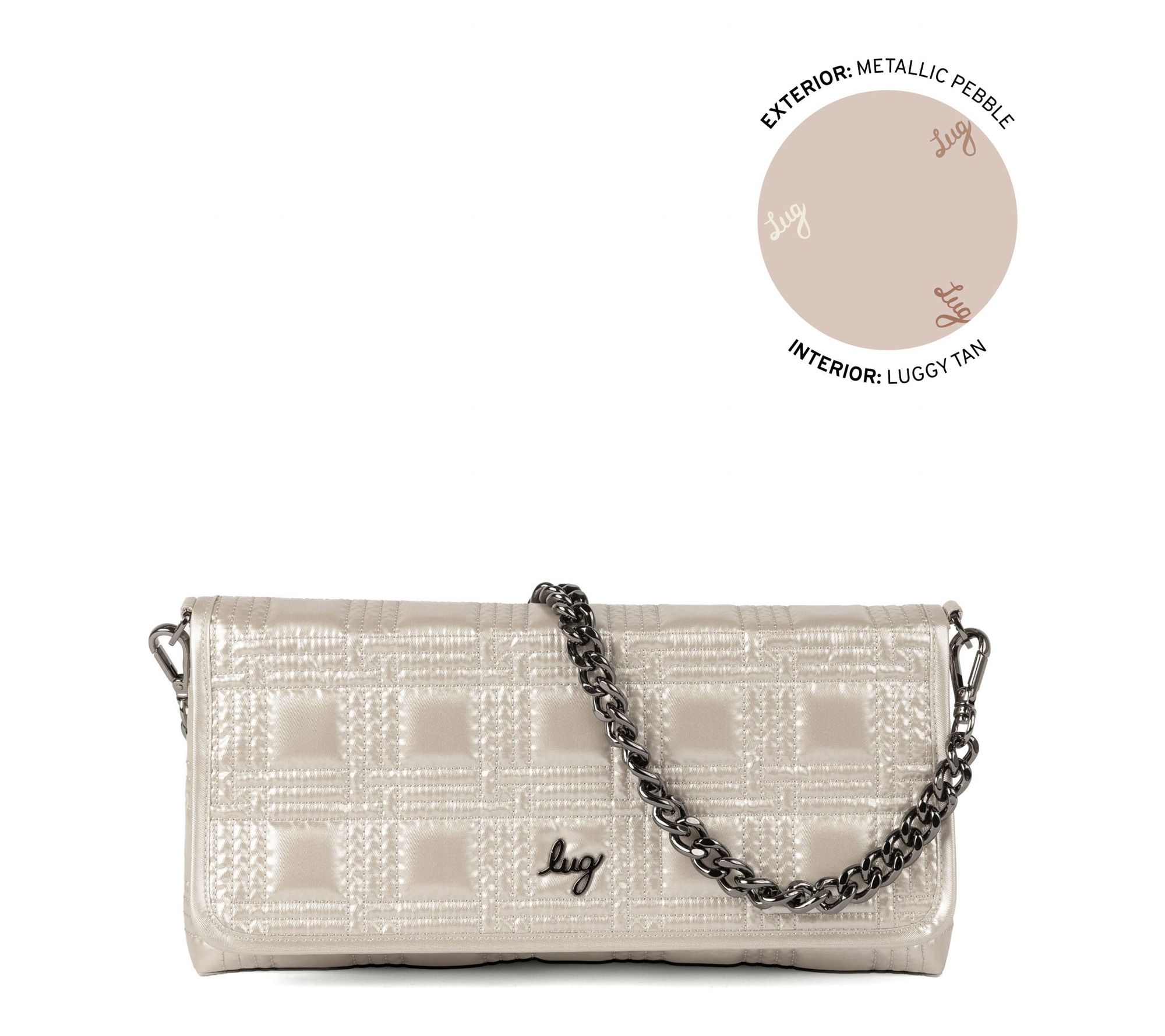 Lug Classic Quilted Fold Over Shoulder Bag - Strut