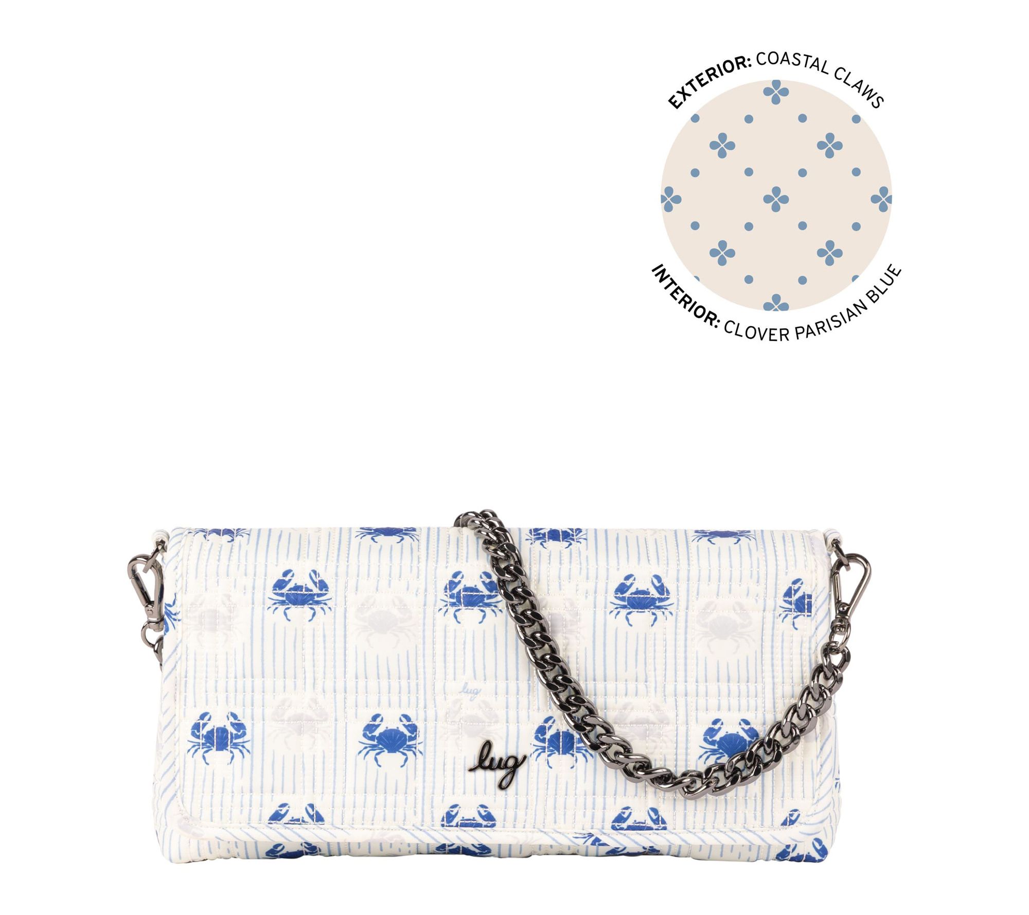 Lug Classic Quilted Fold Over Shoulder Bag - Strut