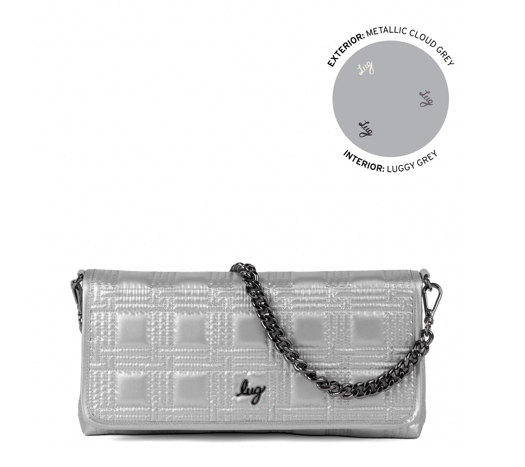 Lug Classic Quilted Fold Over Shoulder Bag - Strut
