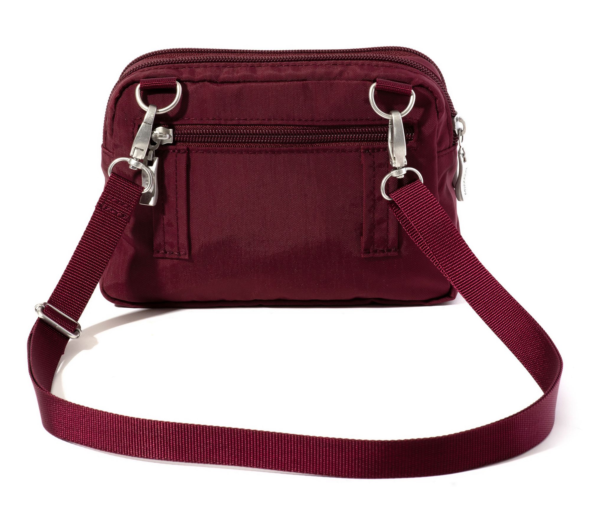 Baggallini Triple Zip Crossbody with Front Wallet