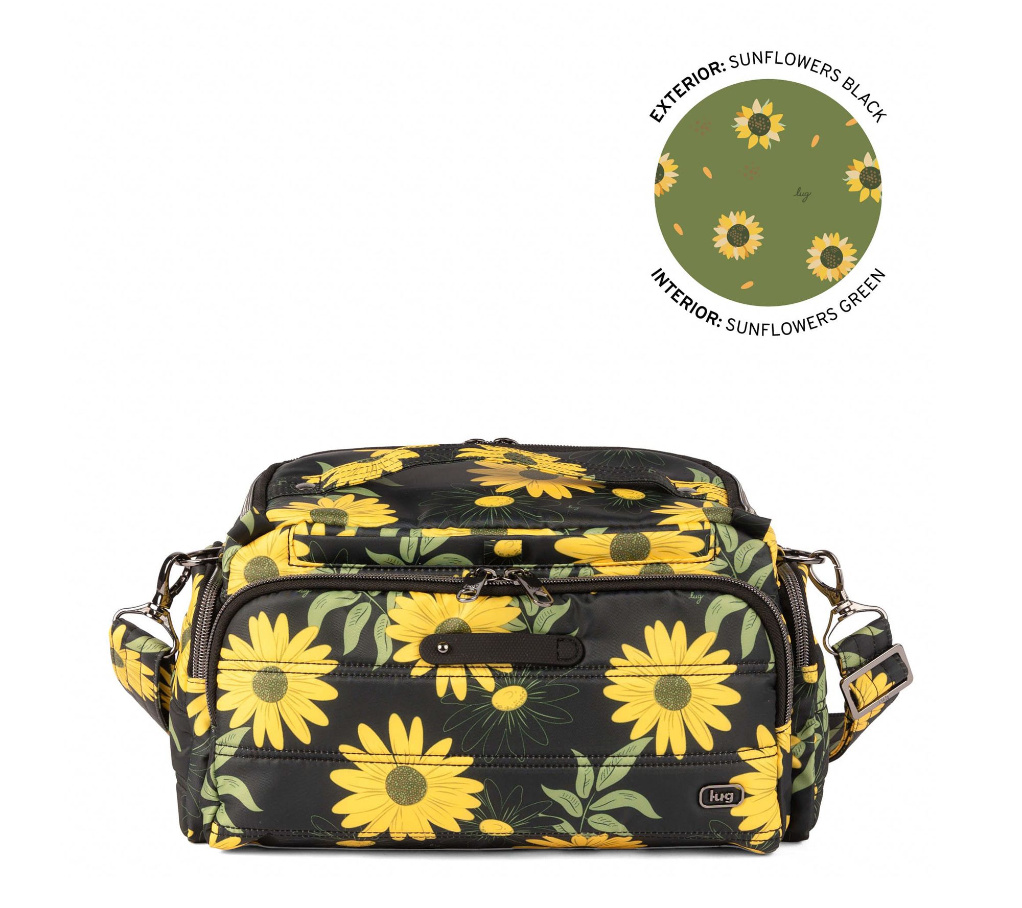  Lug Classic Quilted Crossbody -Trolley 3