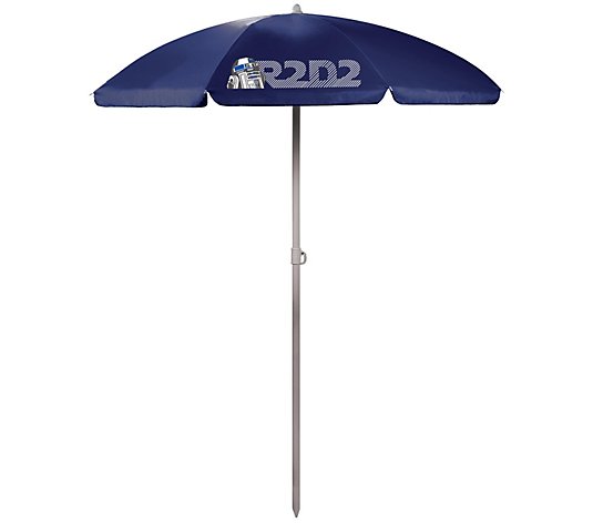 Picnic Time R2-D2 - '5.5' Portable Beach Umbrella (Navy)