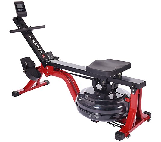 Stamina X Compact Water Rower with Heart RateTransmitter