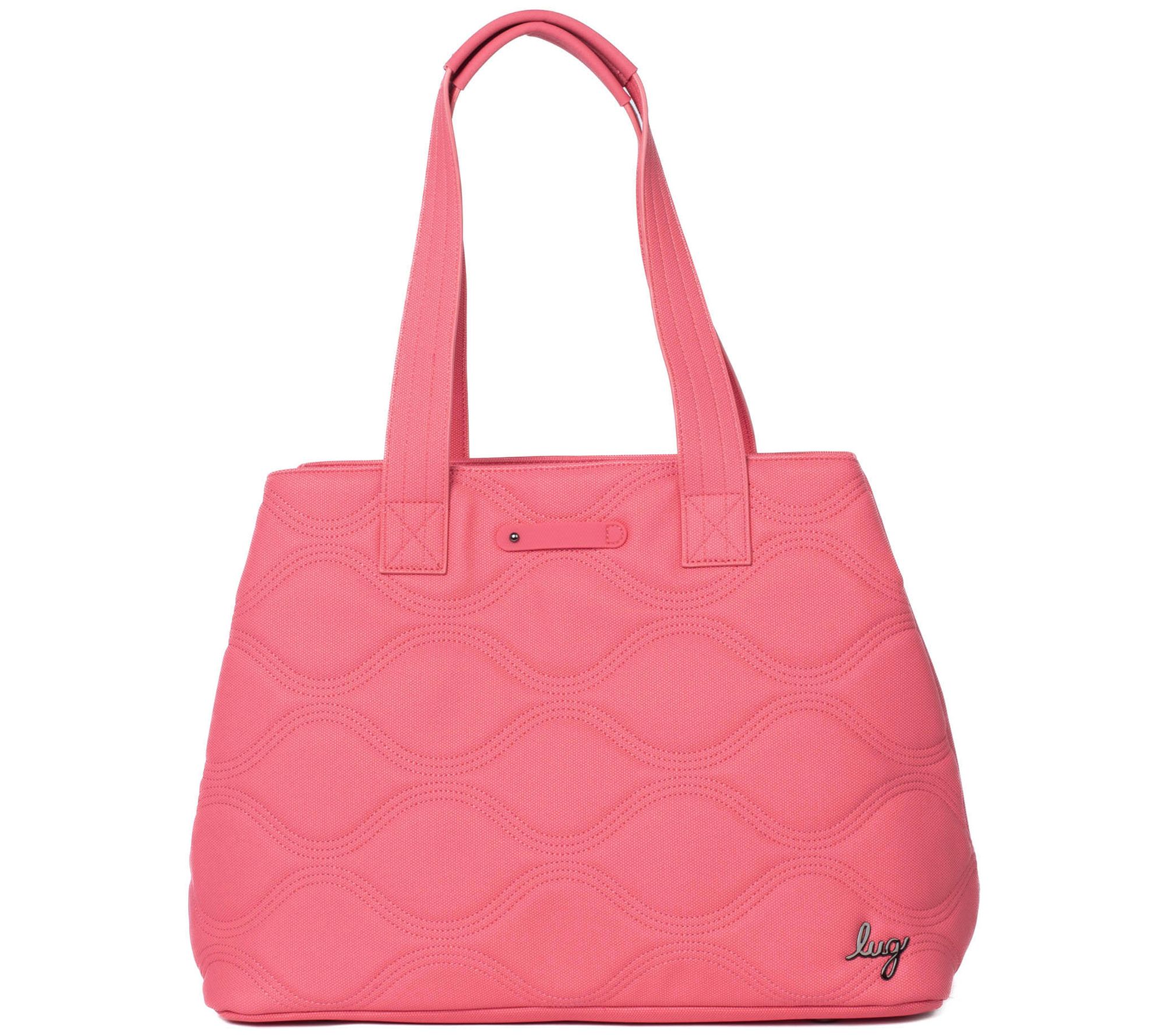 Lug Matte Luxe Large Quilted Tote - Tempo ,WatermelnIcePop