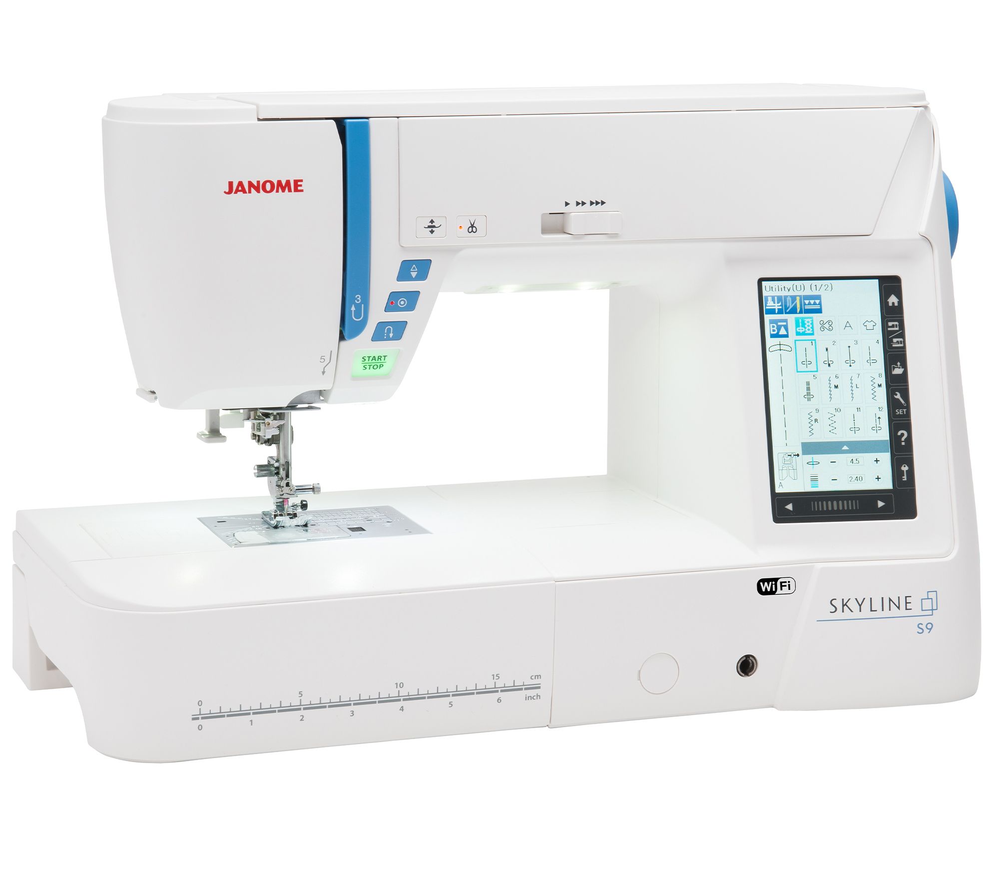 Janome Skyline S9 Embroidery and Quil ting Machine - QVC.com