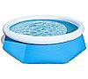 Pool Central 12ft Round Easy Set Kids Pool w/ Filter Pump