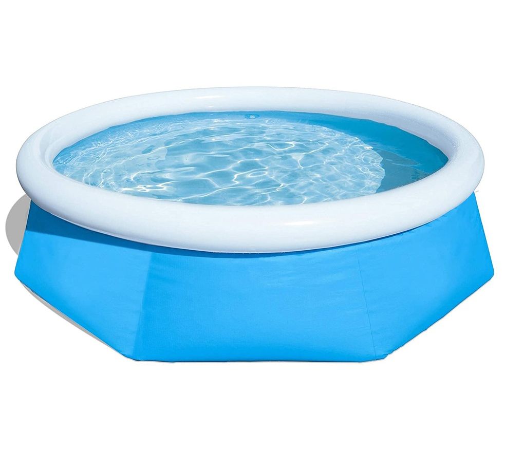 Pool Central 12ft Round Easy Set Kids Pool w/ Flter Pump