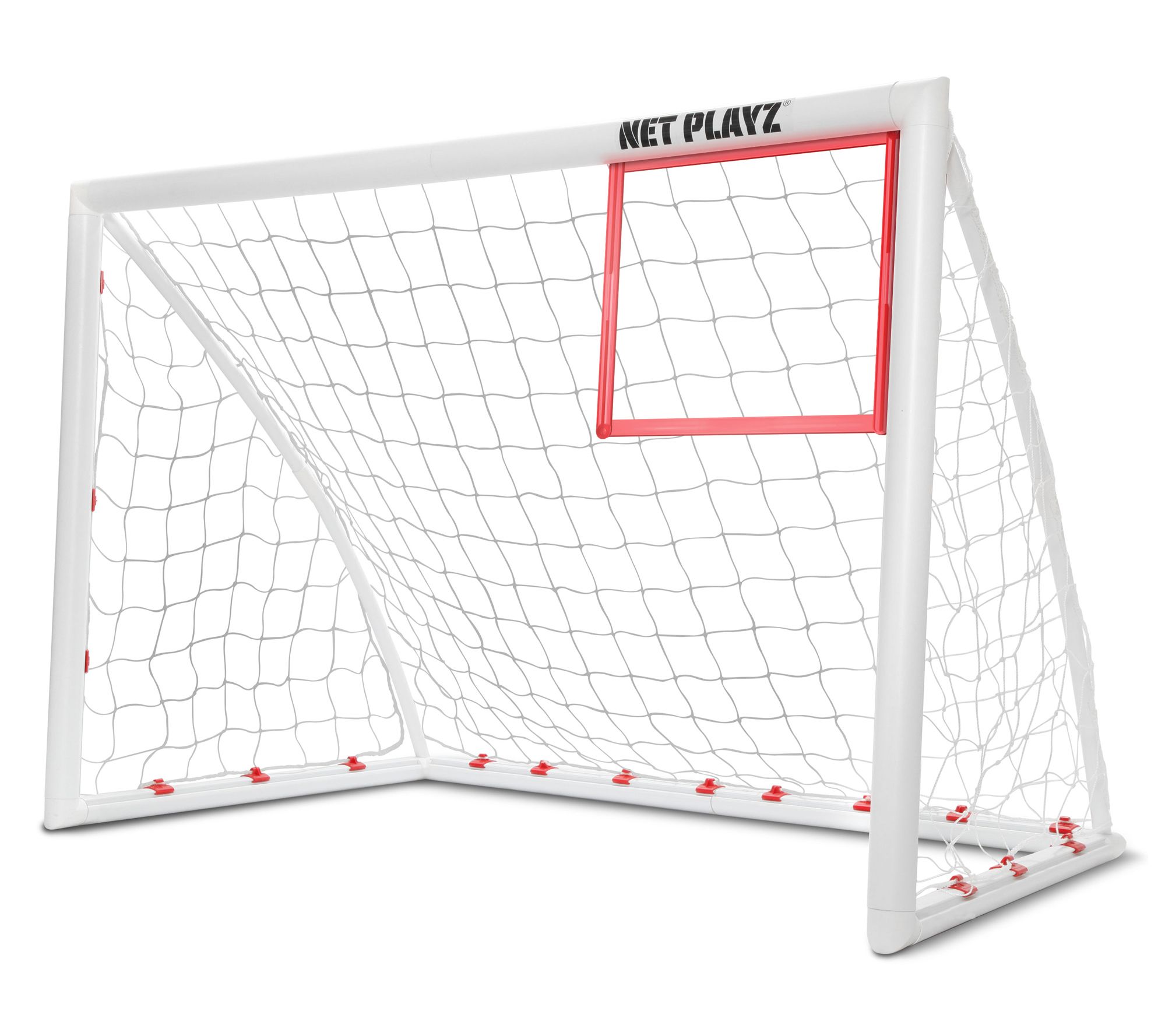Net Playz PVC 6' x 4' Soccer Goal w/ Corner Target