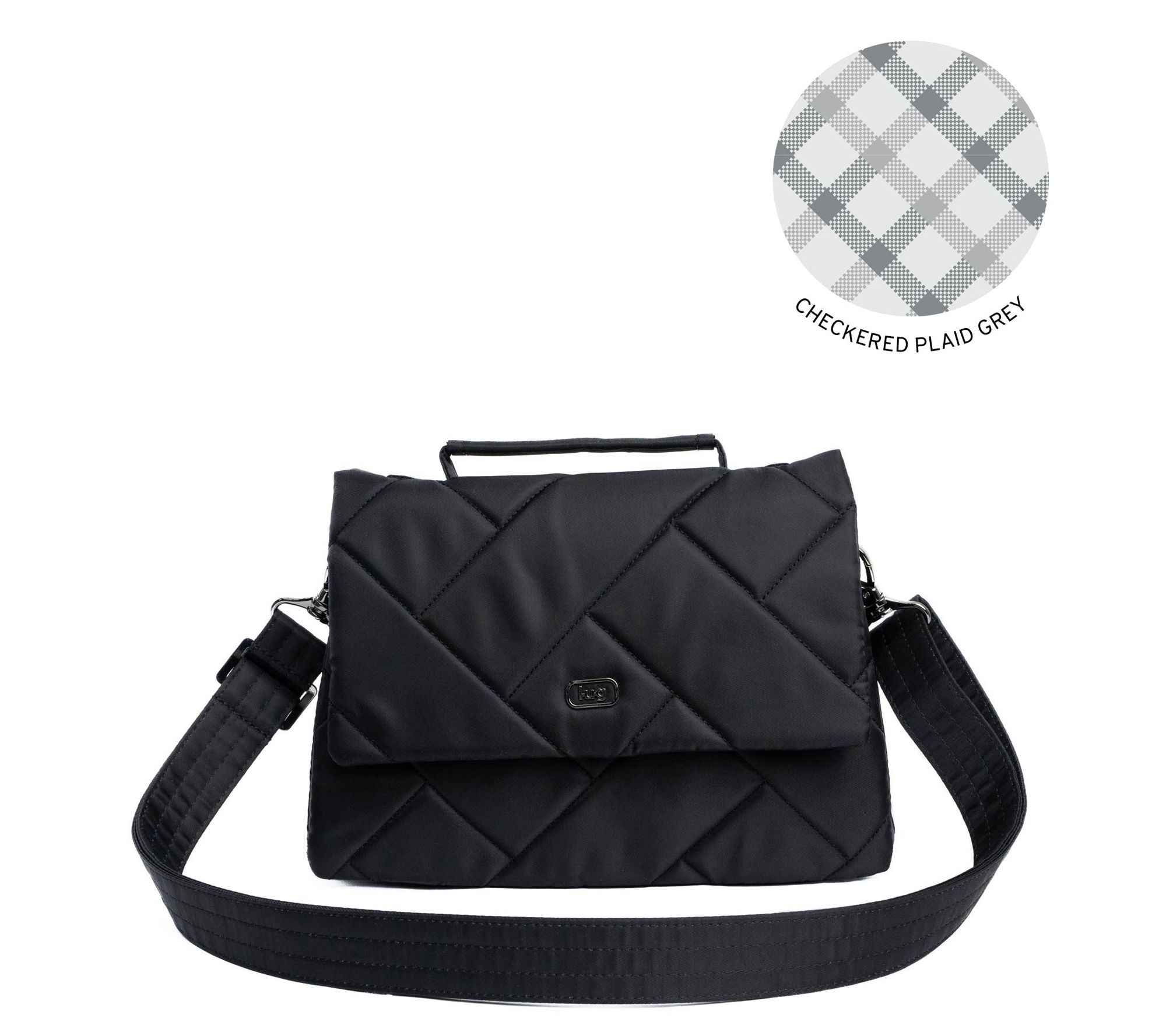 Lug Classic Quilted Crossbody with Top Handle - Plie 2