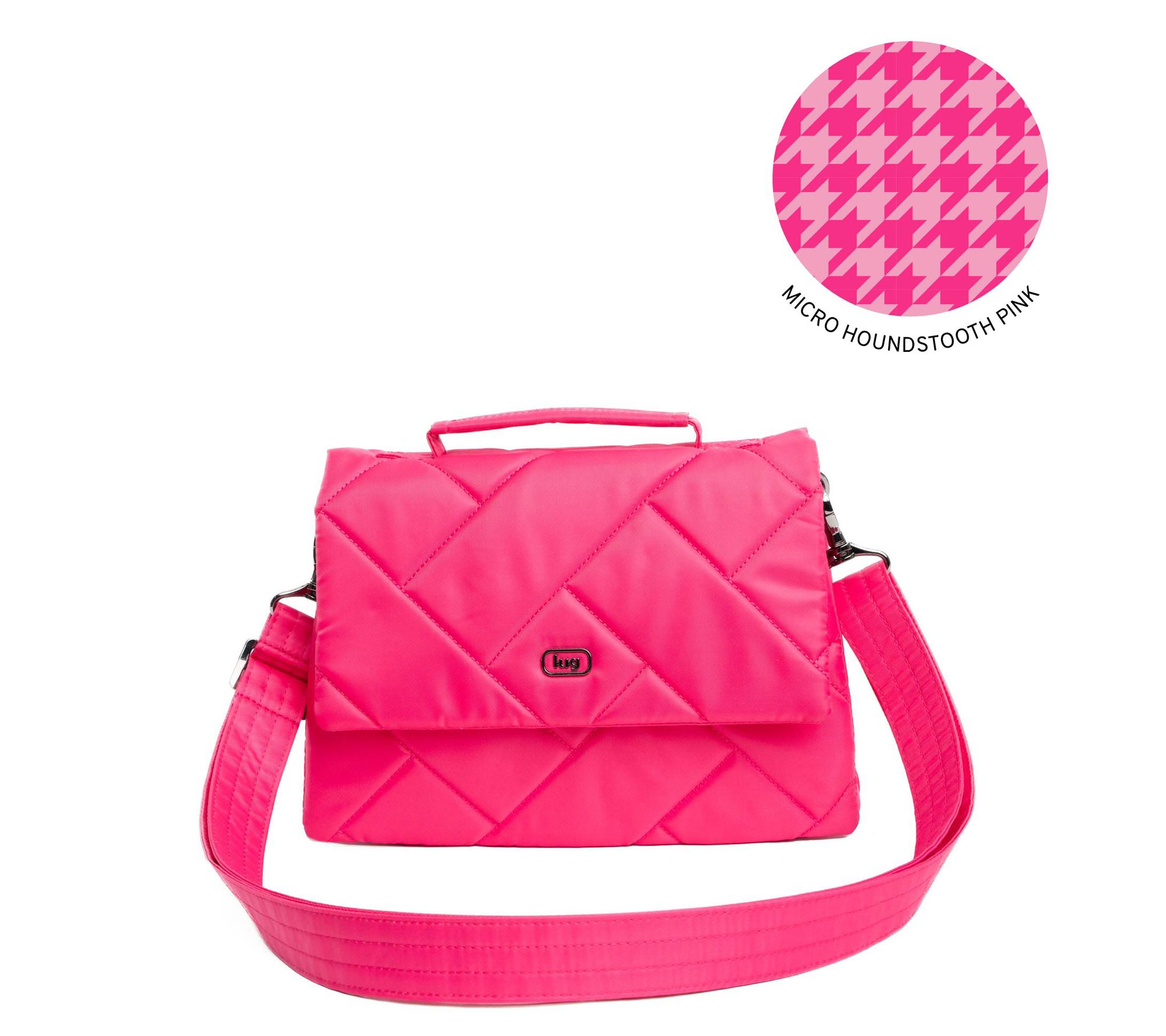 Lug Classic Quilted Crossbody with Top Handle - Plie 2