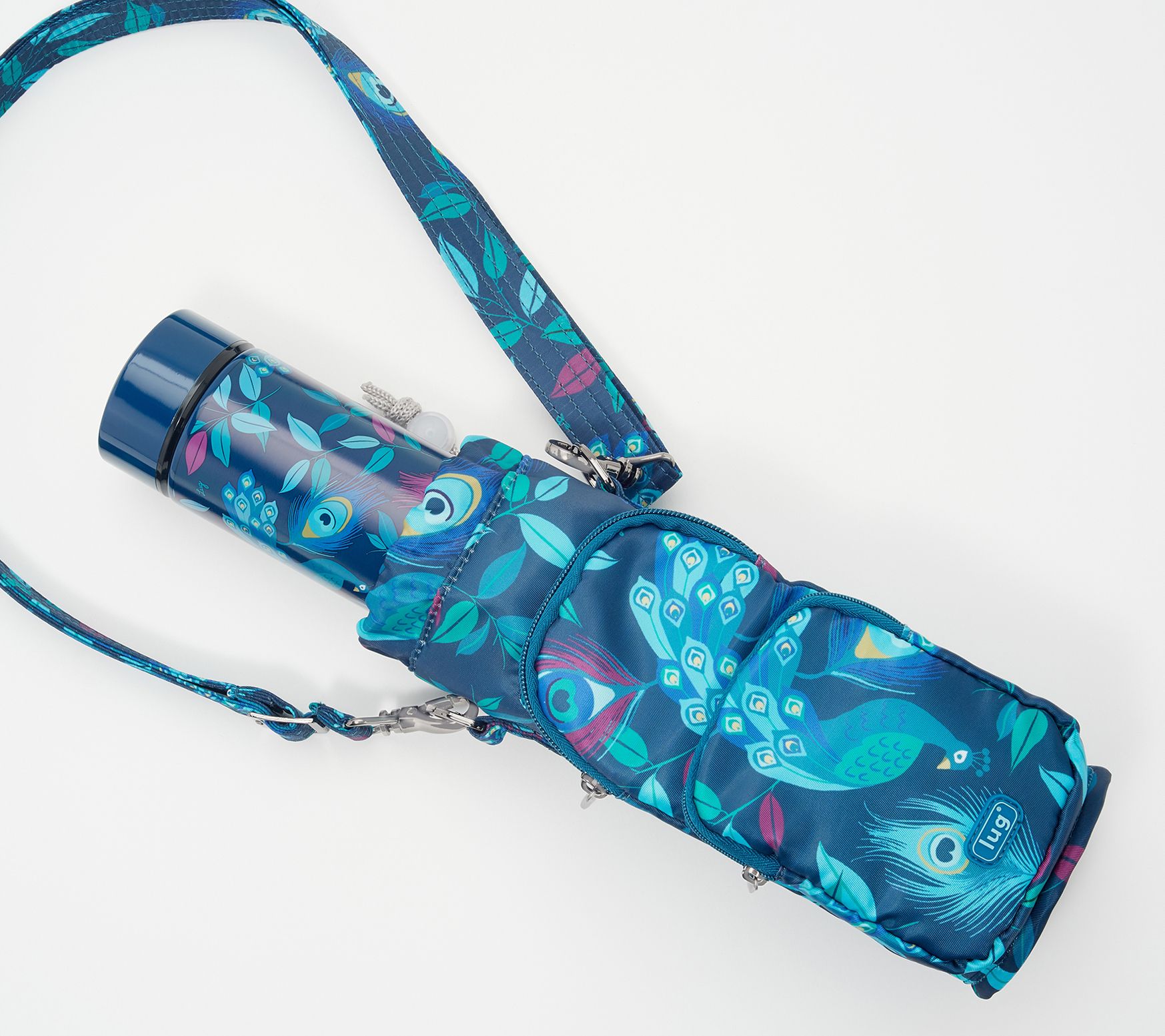 Lug Insulated Crossbody and Bottle Set Huggie/Chuggie