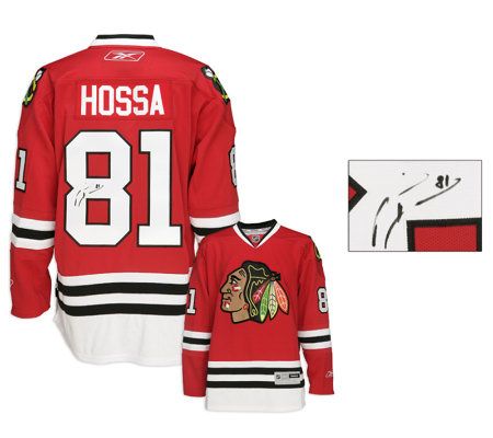 NHL Marian Hossa Chicago Blackhawks Home Red Jersey