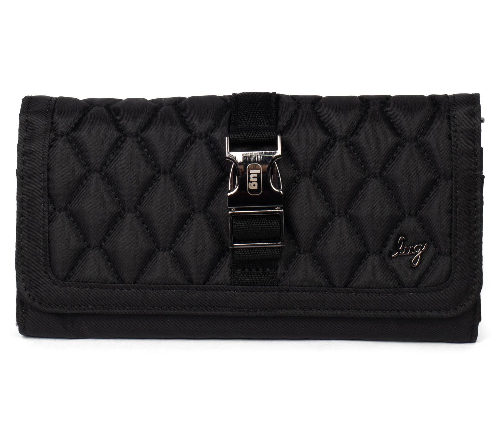 Lug Classic Quilted Wallet with Buckle Closure - Throttle