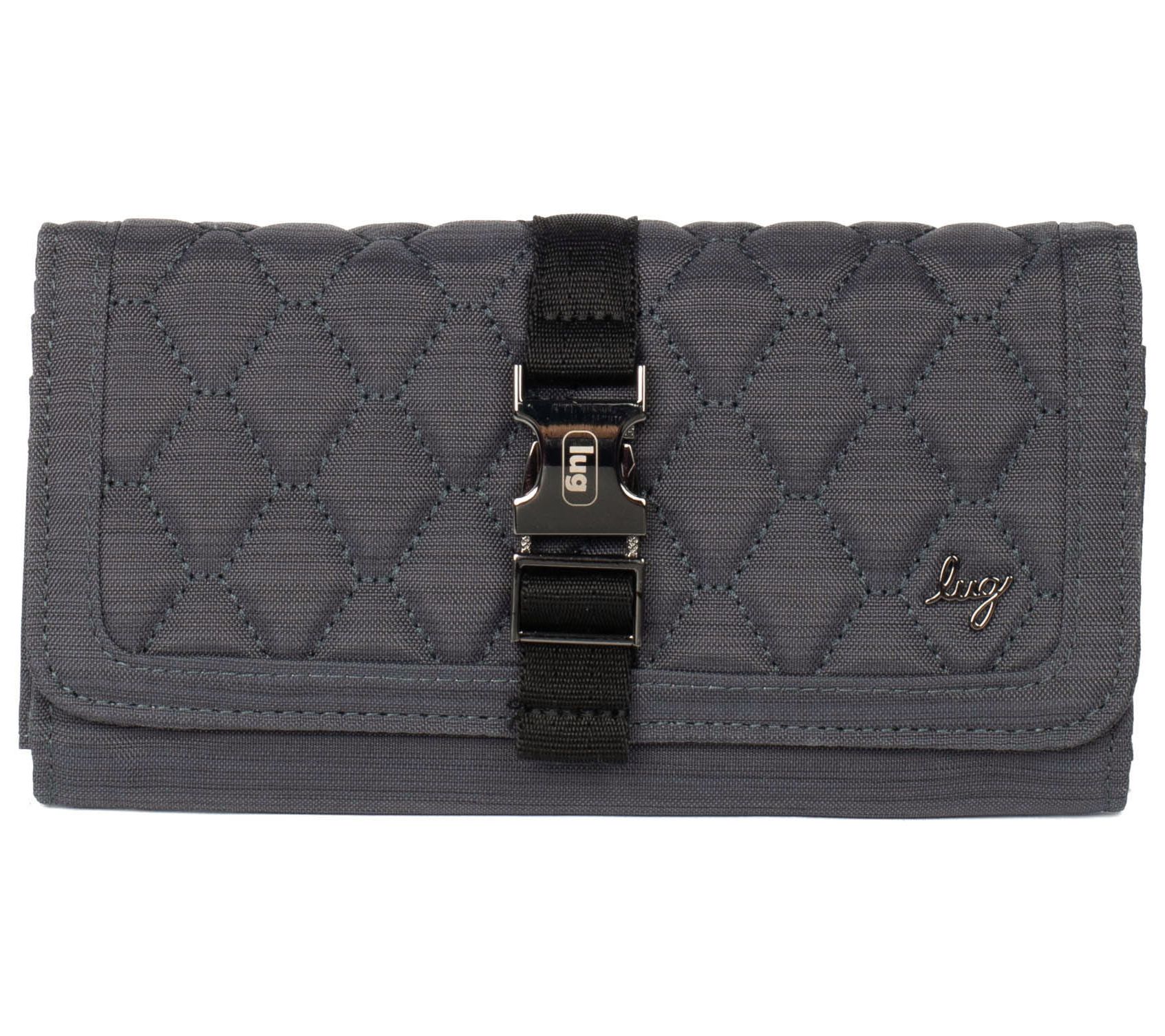 Lug Classic Quilted Wallet with Buckle Closure - Throttle