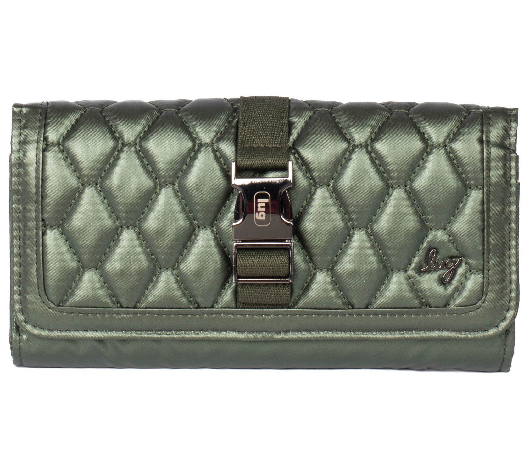 Lug Classic Quilted Wallet with Buckle Closure - Throttle