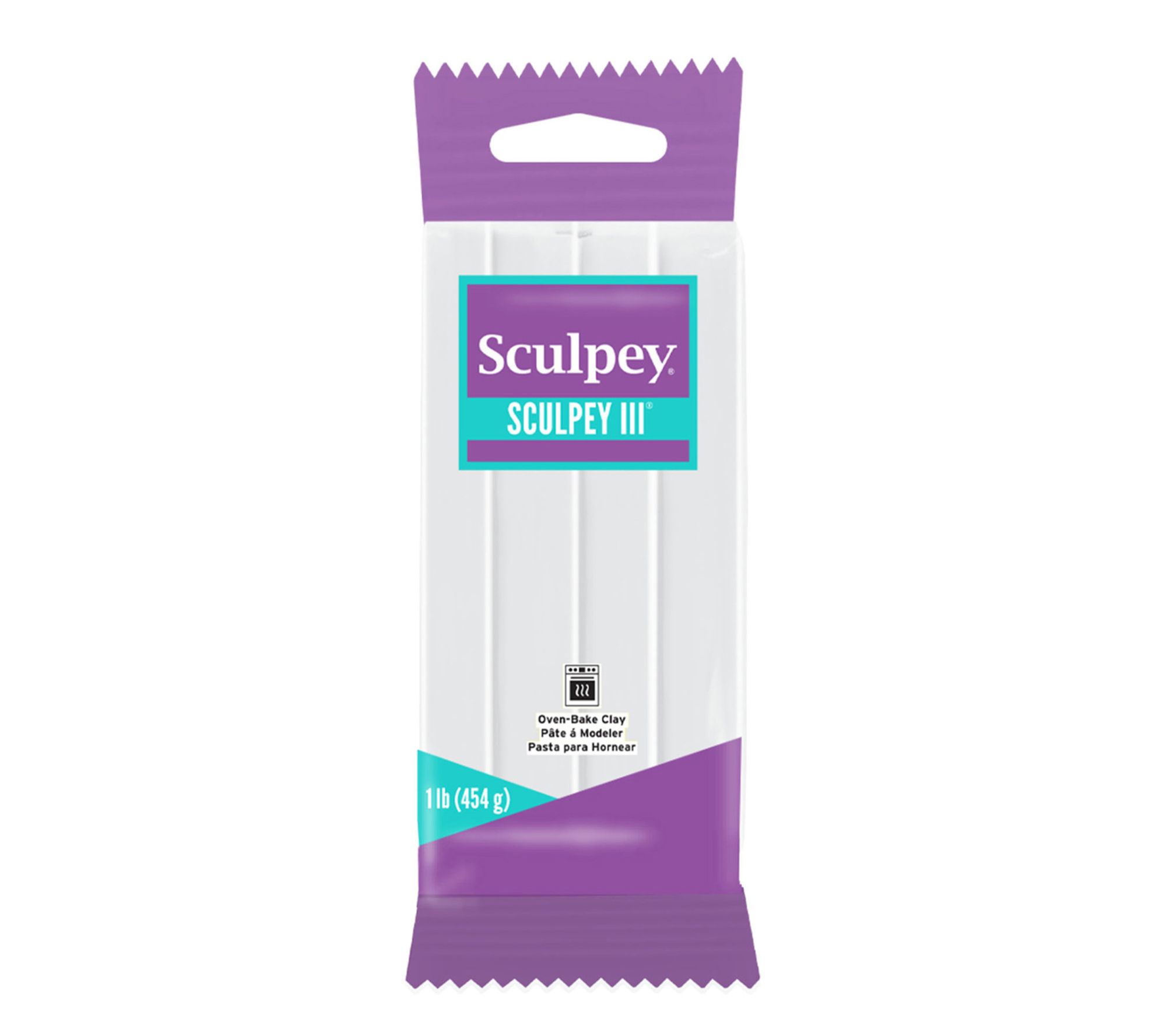 Sculpey Clay III White - 1lb