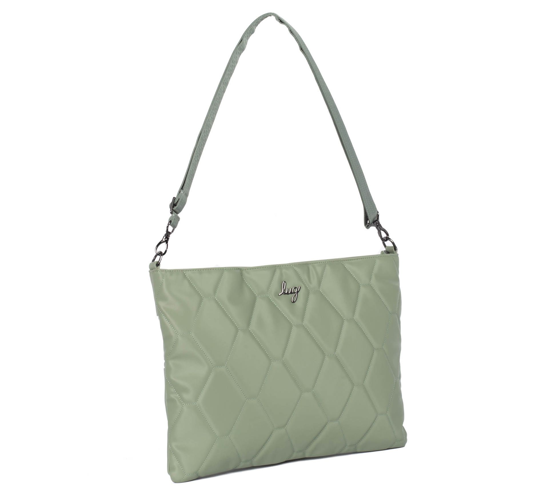 Lug Matte Luxe Crossbody with Tote Handles - Dory Medium
