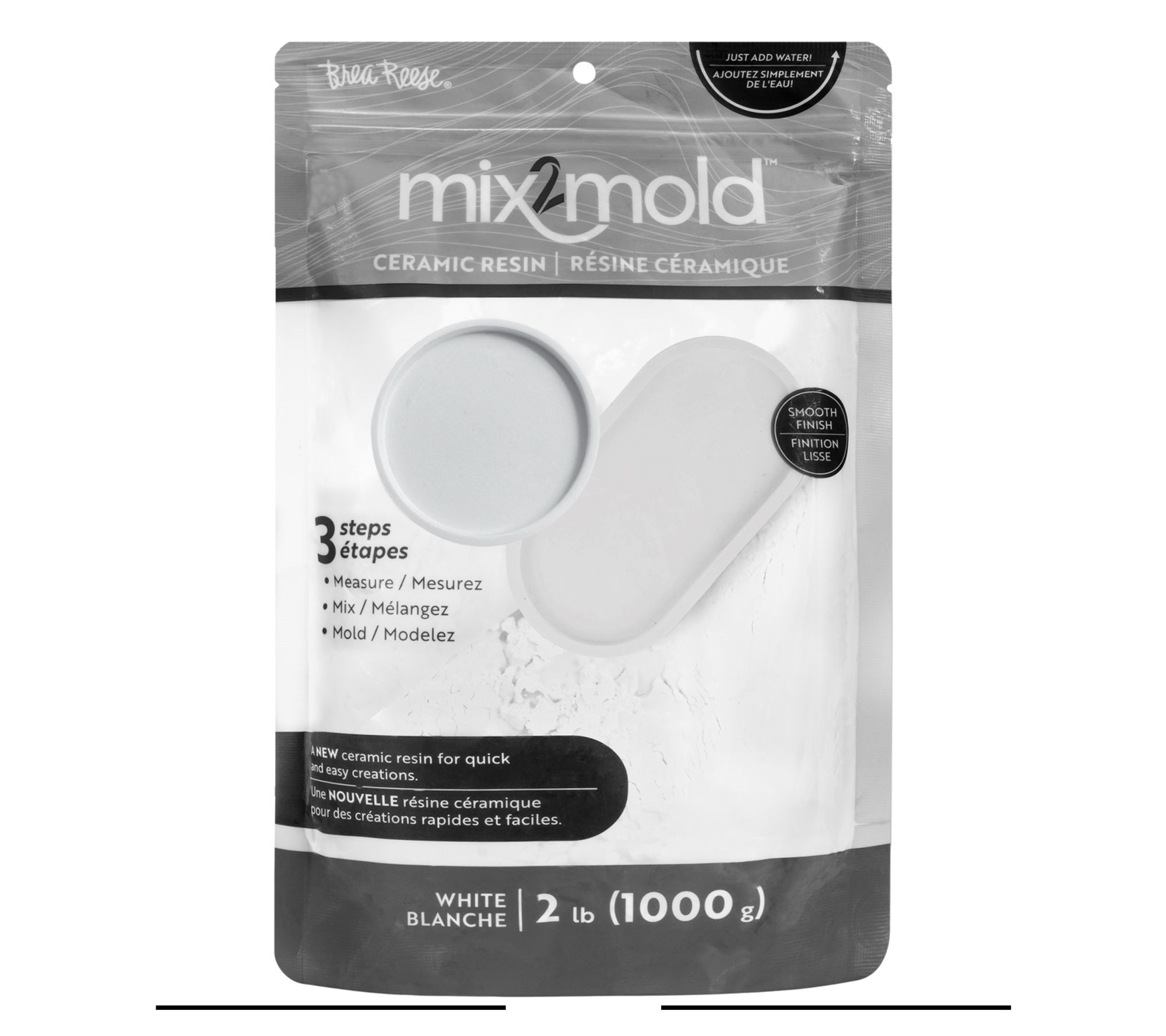 Brea Reese Mix2Mold Ceramic Resin Powder - White 2lb