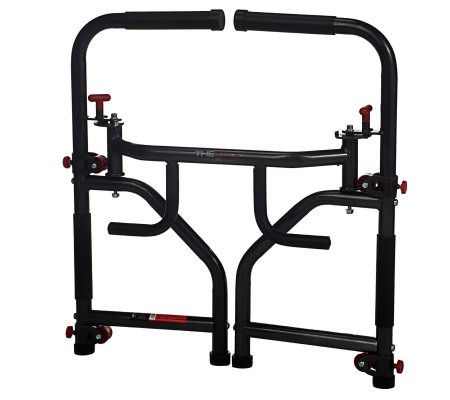 The Rack All In One Three Position Workout System With 8 Dvds Qvc Com