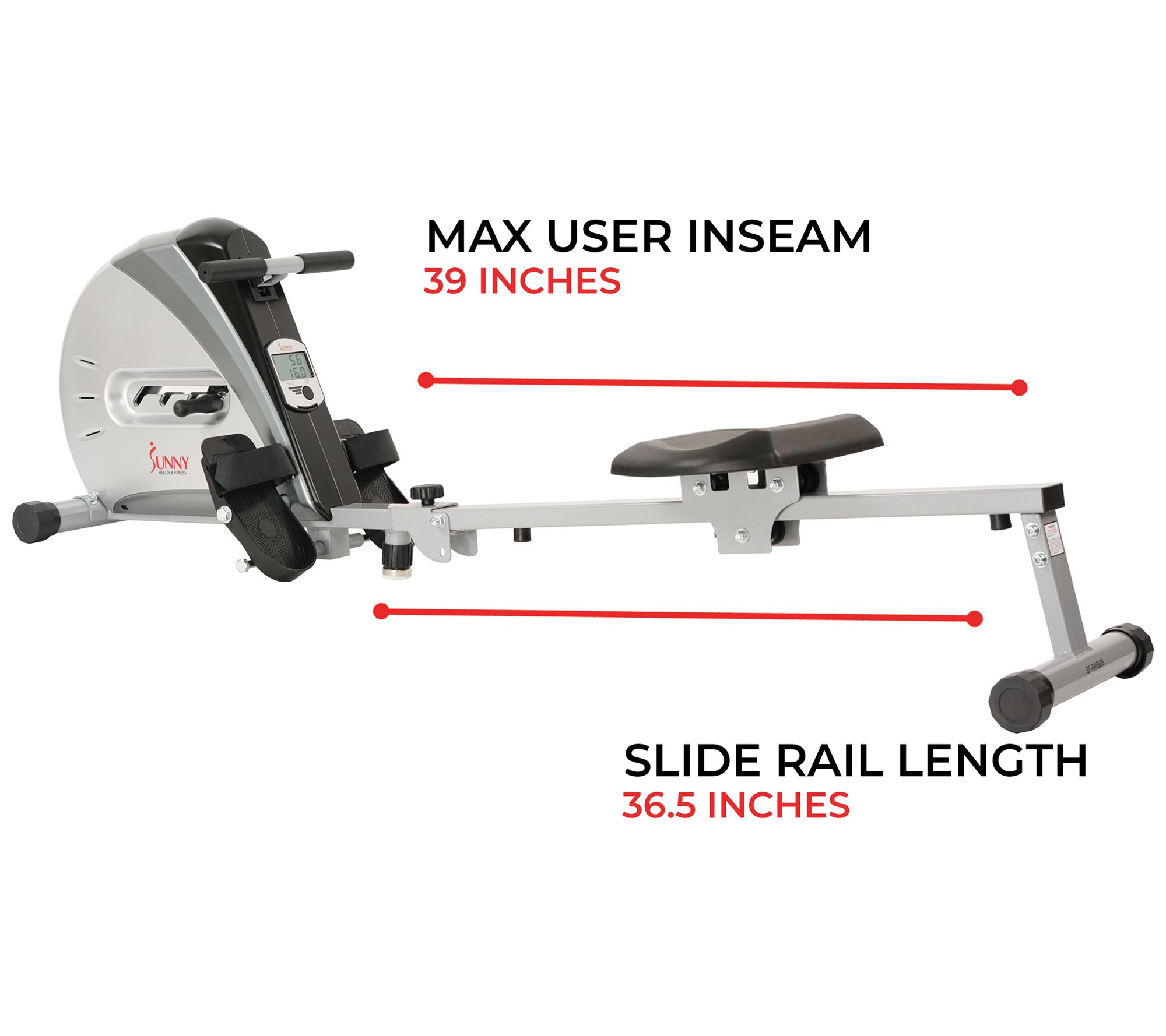 sunny elastic cord rowing machine