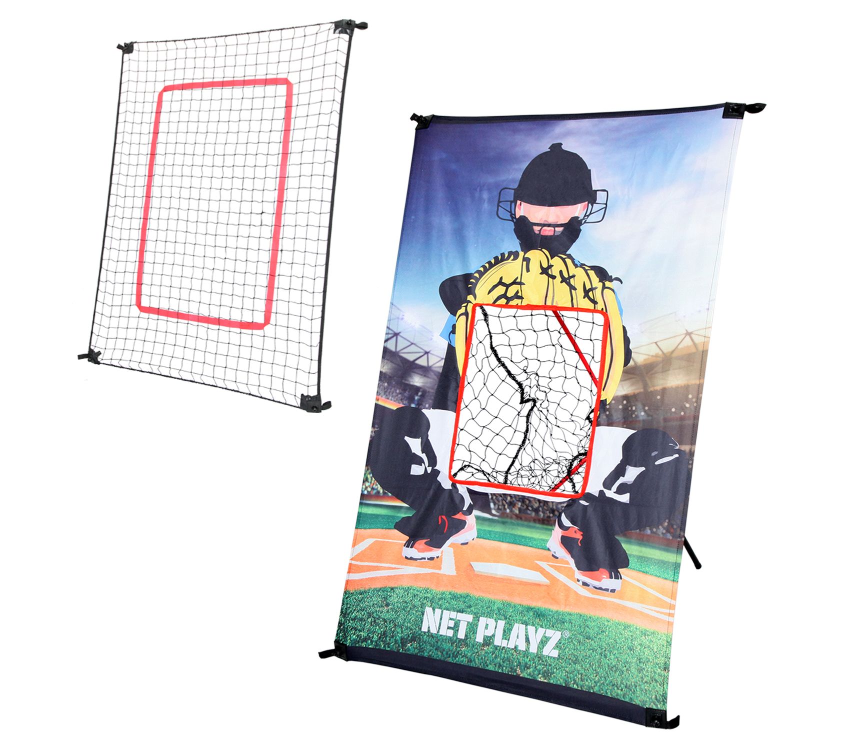 Net Playz Portable Baseball and Softball Tainer Set