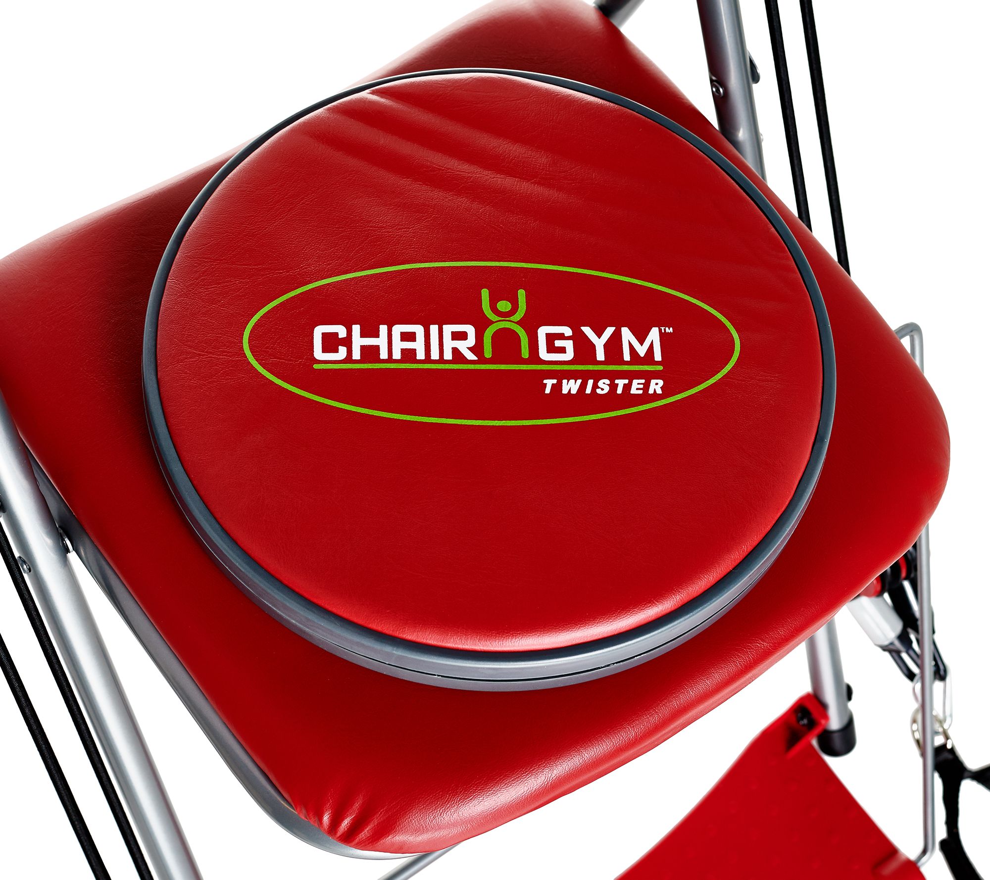 "As Is" Chair Gym Workout with 3 Levels of Resistance and 5 DVDs