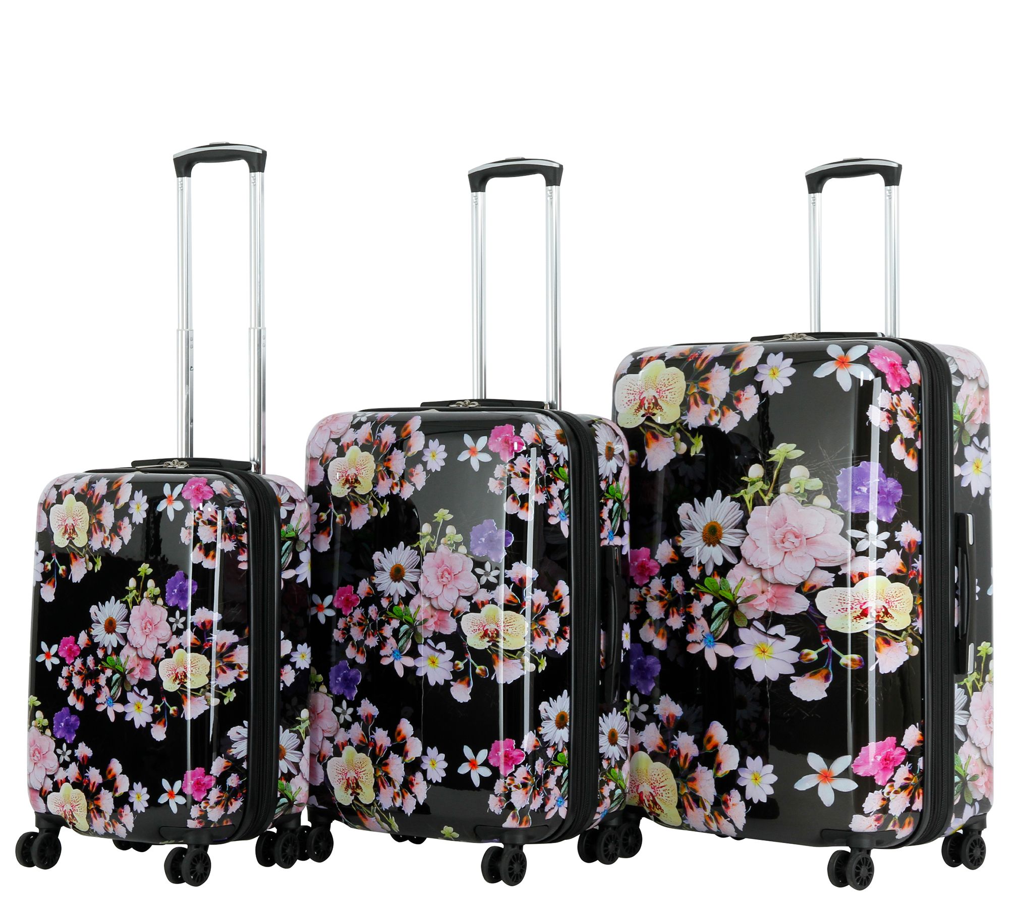 floral print luggage sets